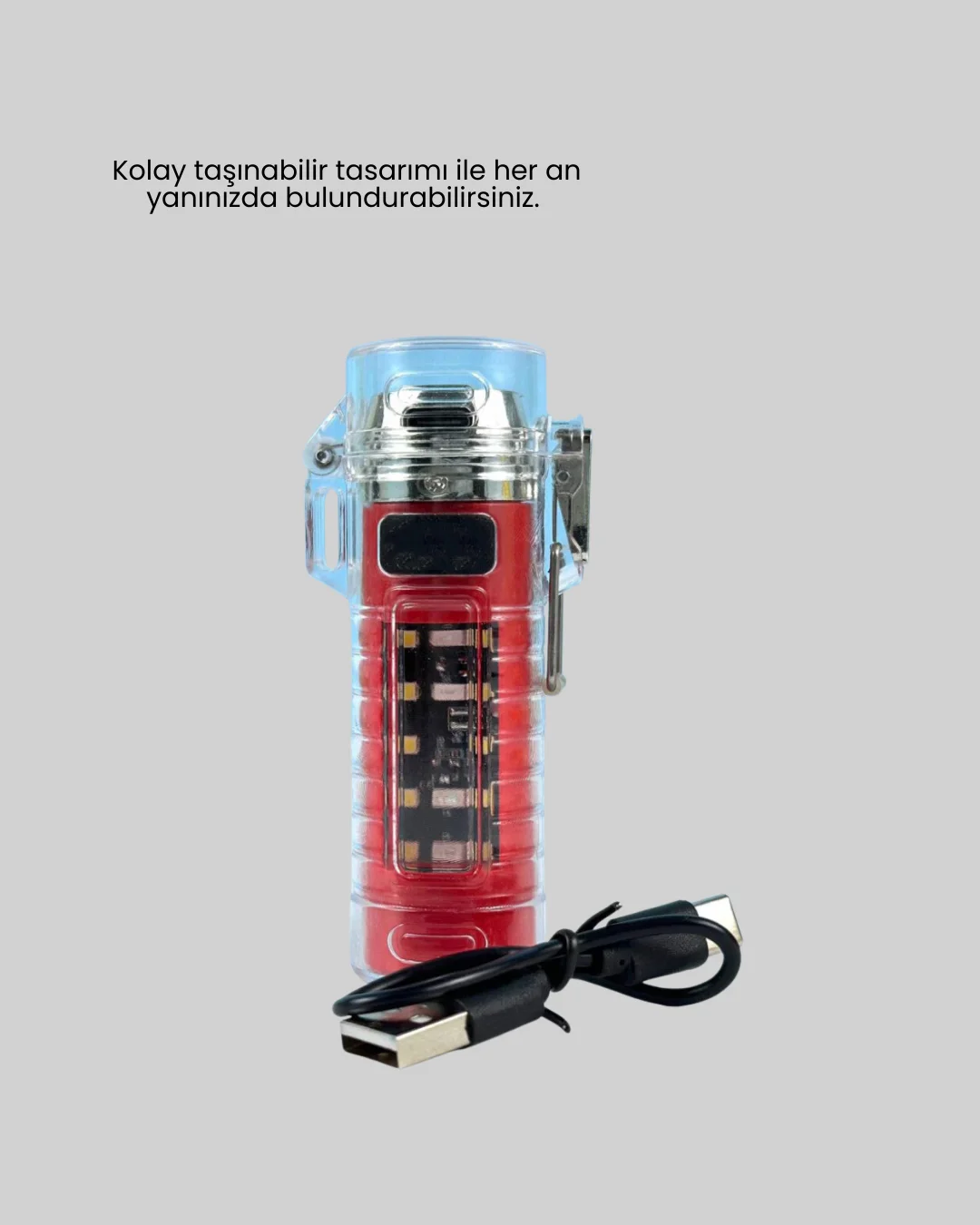 Outdoor Uyumlu Elektrikli Çakmak Fener