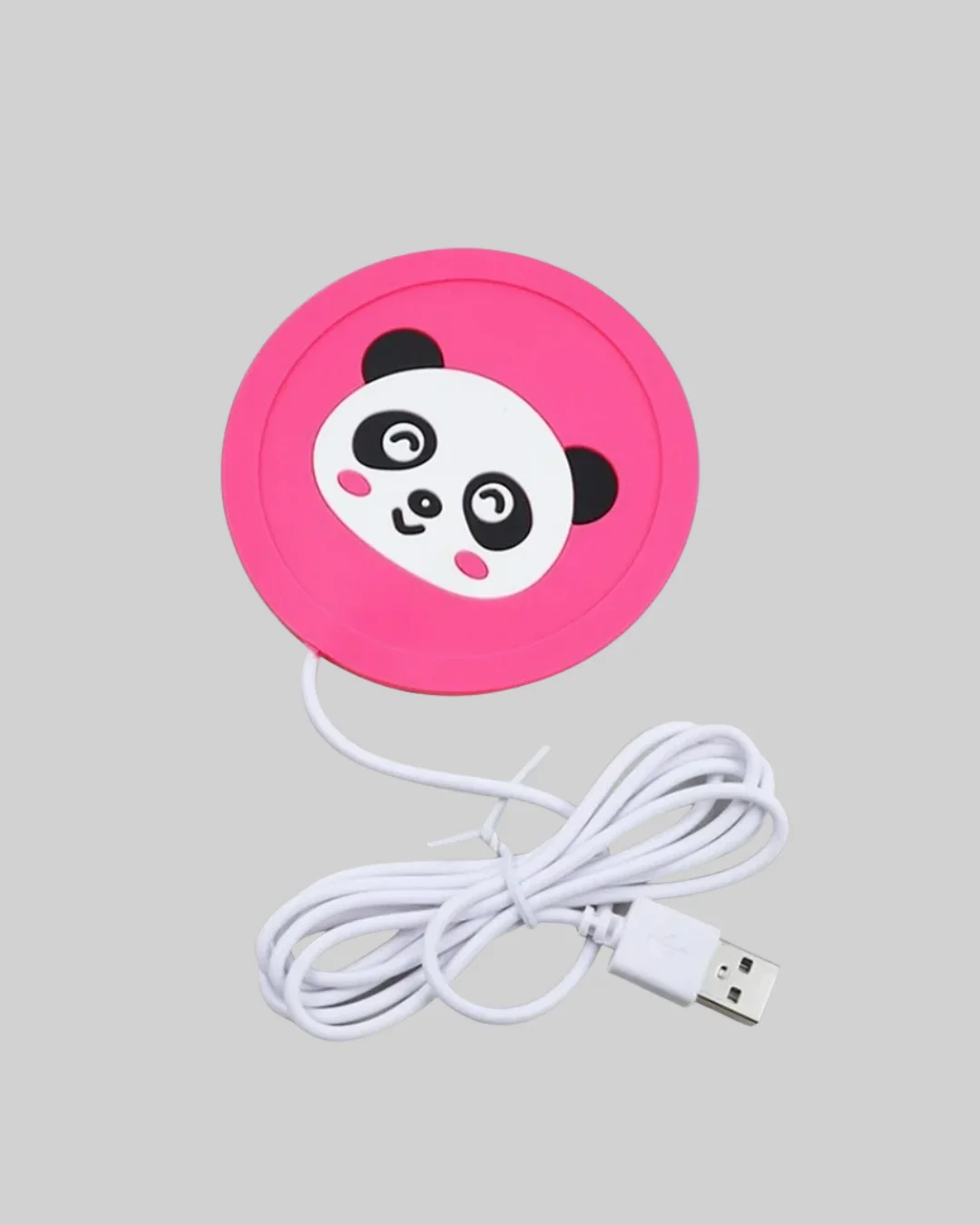 Silikon Hayvan Figürlü USB Bardak Altlığı Isıtıcısı 1.2m Kablolu 60° Isı Koruma