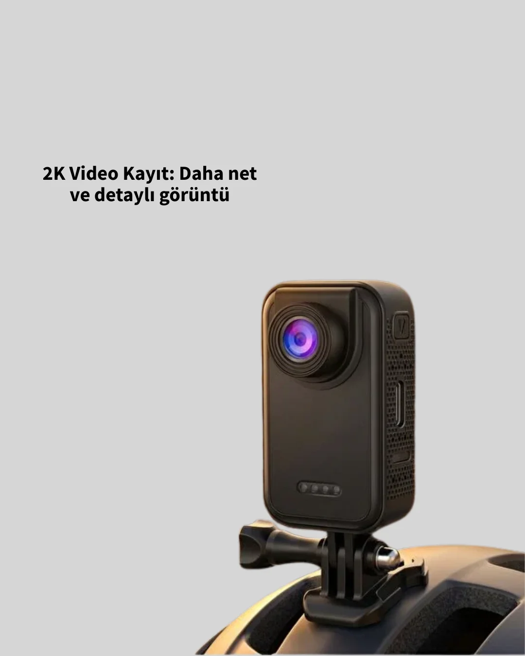 Vlog, Seyahat ve Günlük Video Çekimleri İçin Mini Kamera