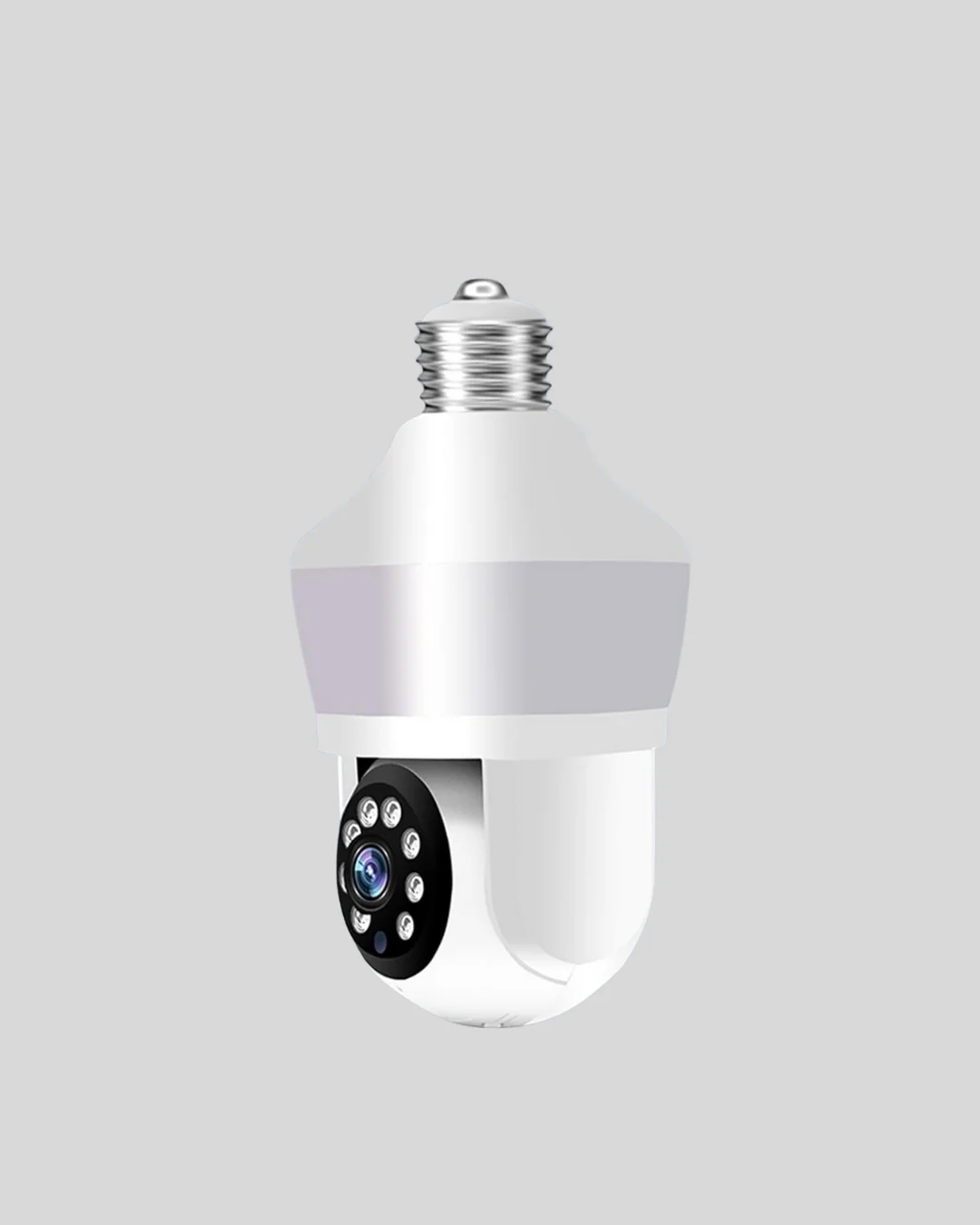 360° Full HD Wi-Fi Akıllı Ampül Kamera Gece Görüşlü