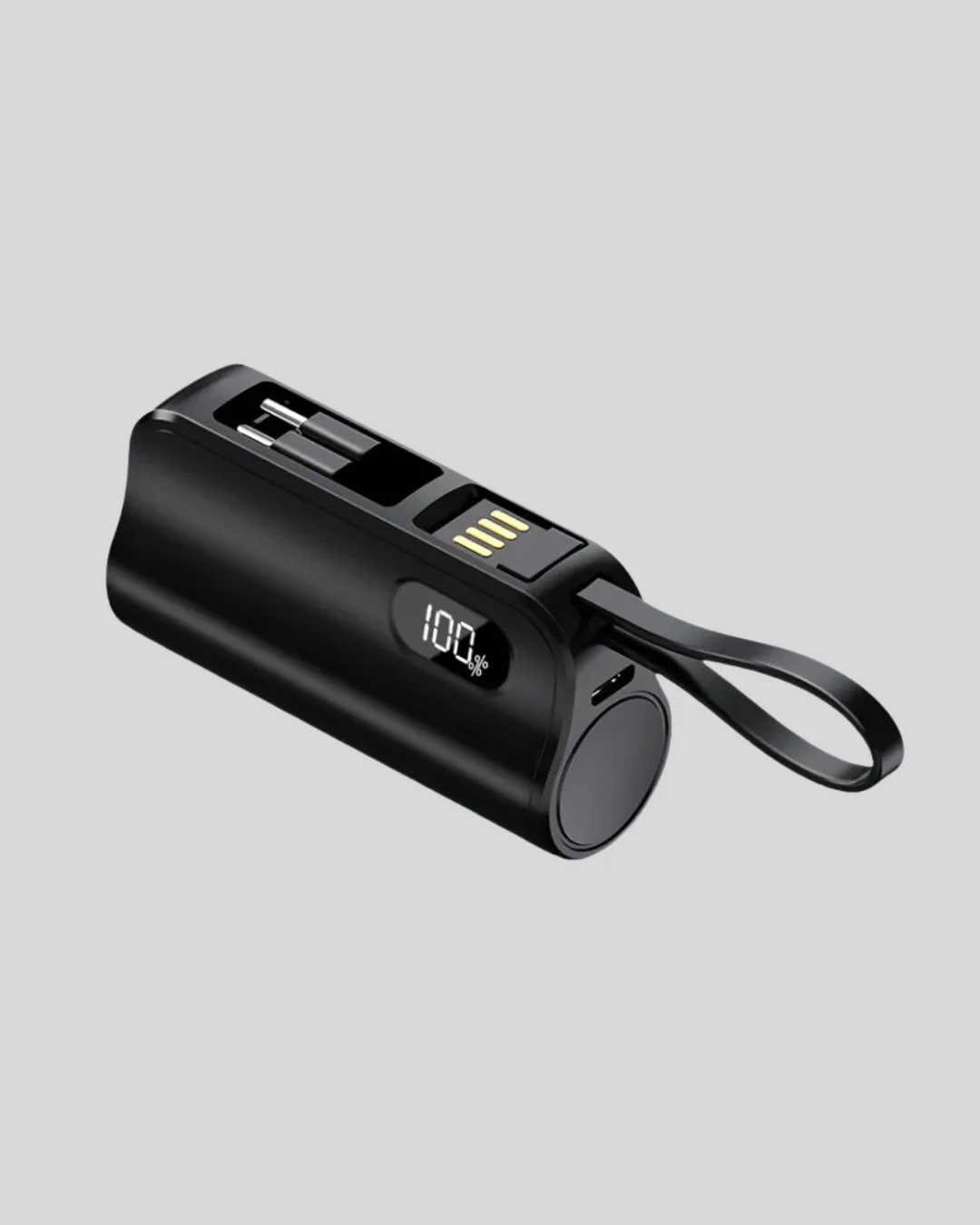 Dahili Konektörlü 20W Hızlı Şarj Mini Taşınabilir Powerbank