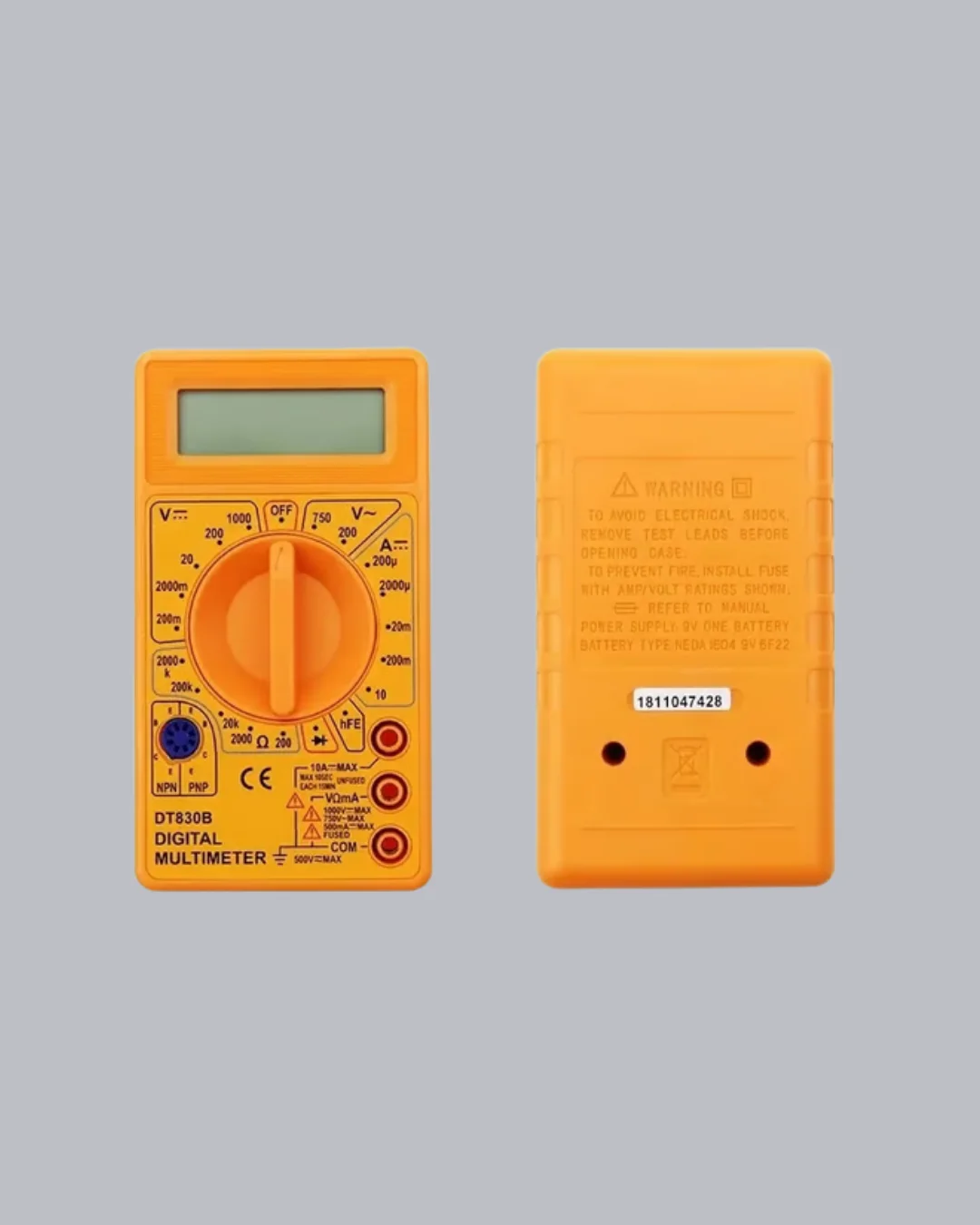 Dijital Multimetre Ölçü Aleti AC DC Ölçüm ve LCD Ekranlı Yeni Nesil