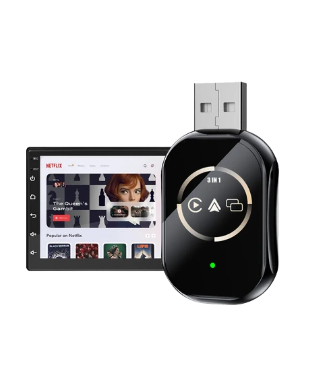 Kablosuz CarPlay Android Auto Dönüştürücü Kablo Derdi Olmadan Bağlantı