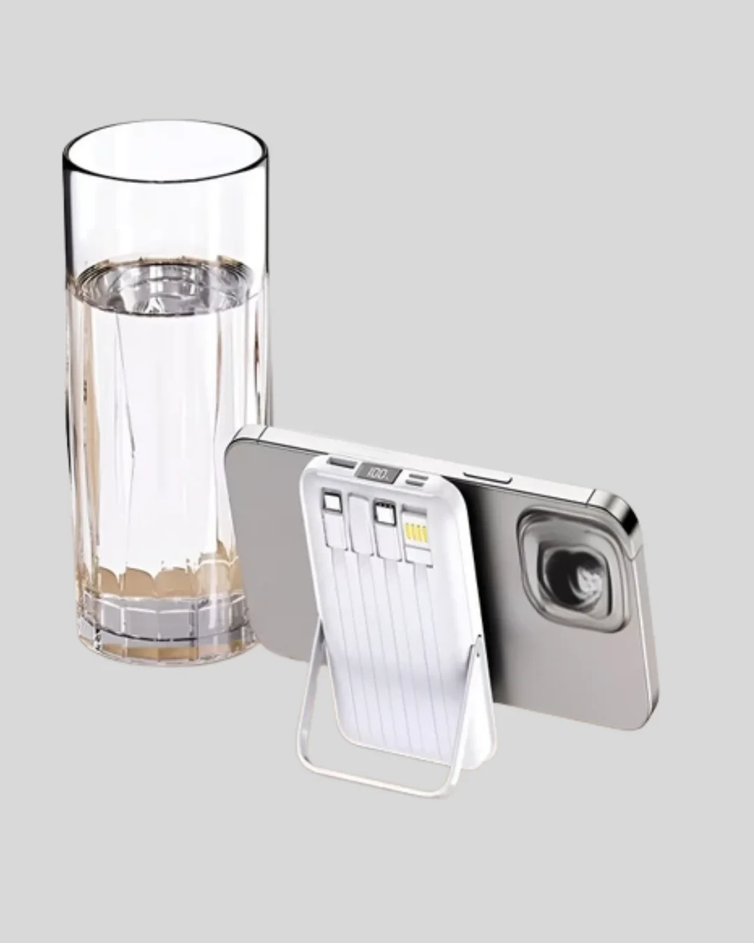 Kablosuz ve Kablolu Şarj Destekli Taşınabilir Powerbank