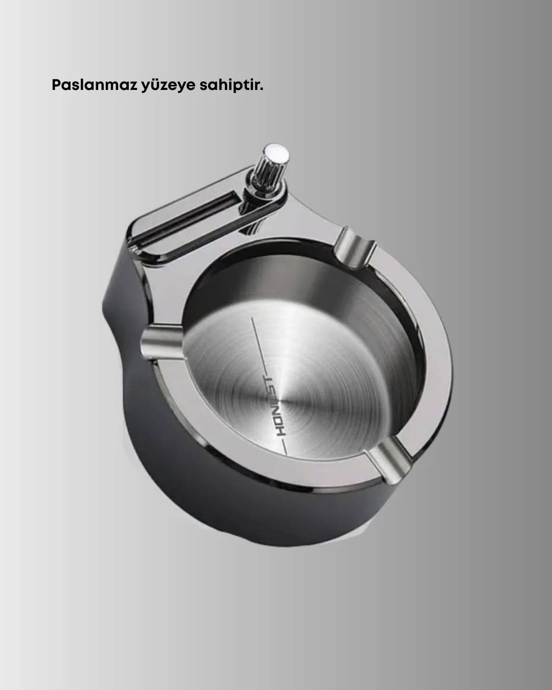 Metal Küllük Çakmaklı Masa Üstü Şık Tasarım