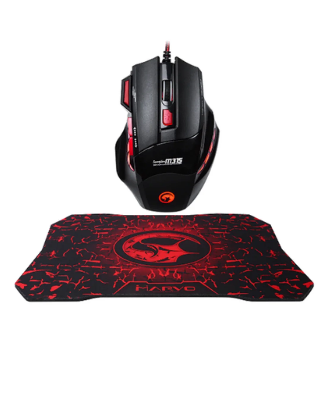 Profesyonel Oyuncu Mouse Seti Dokuma USB Kablolu RGB Aydınlatmalı