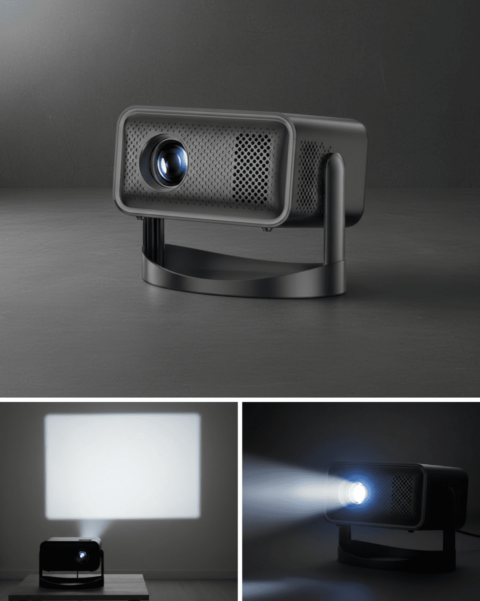 Ev Sineması İçin 150 İnç LED Projeksiyon WiFi Bluetooth Destekli