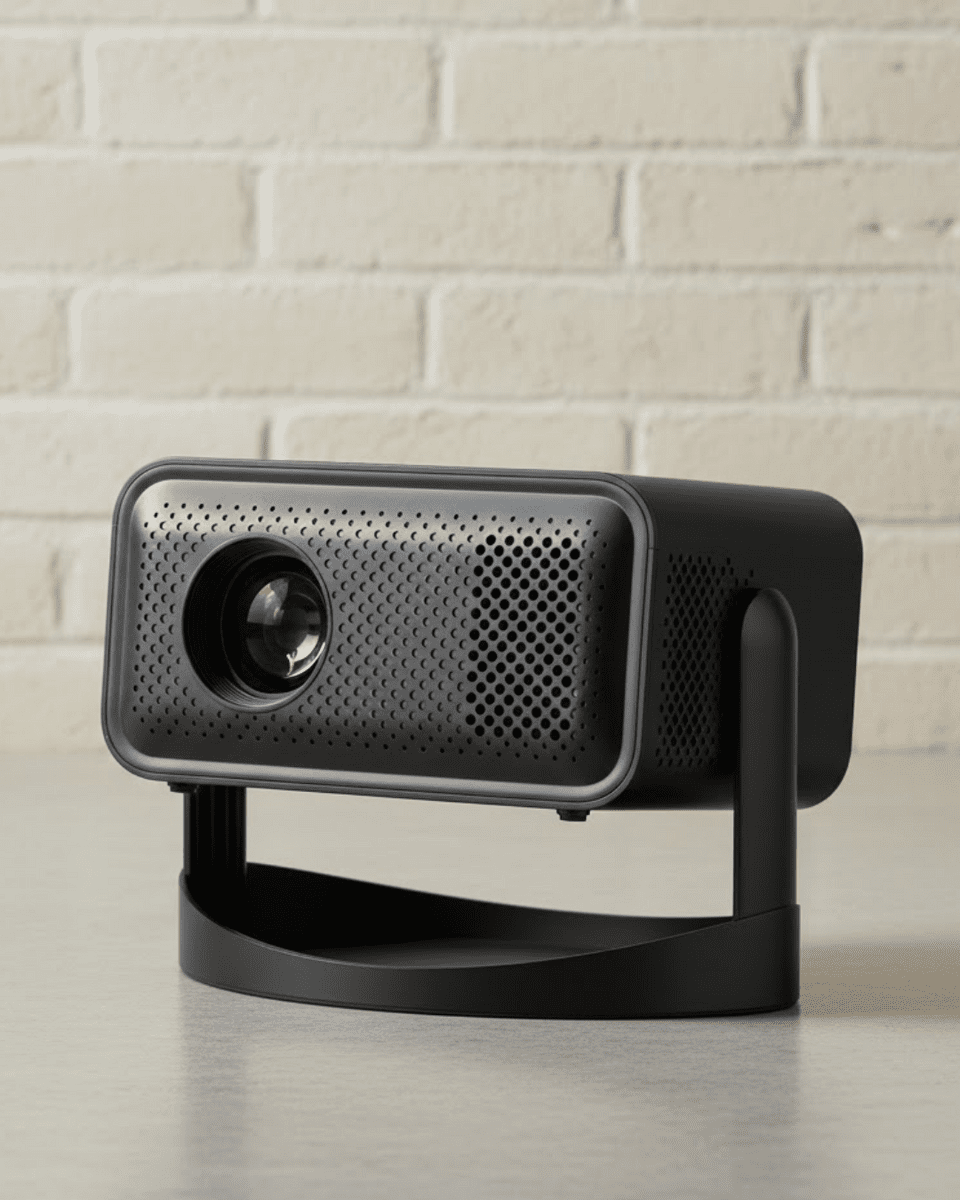 Smart Projector Android TV Taşınabilir Gimbal Standlı