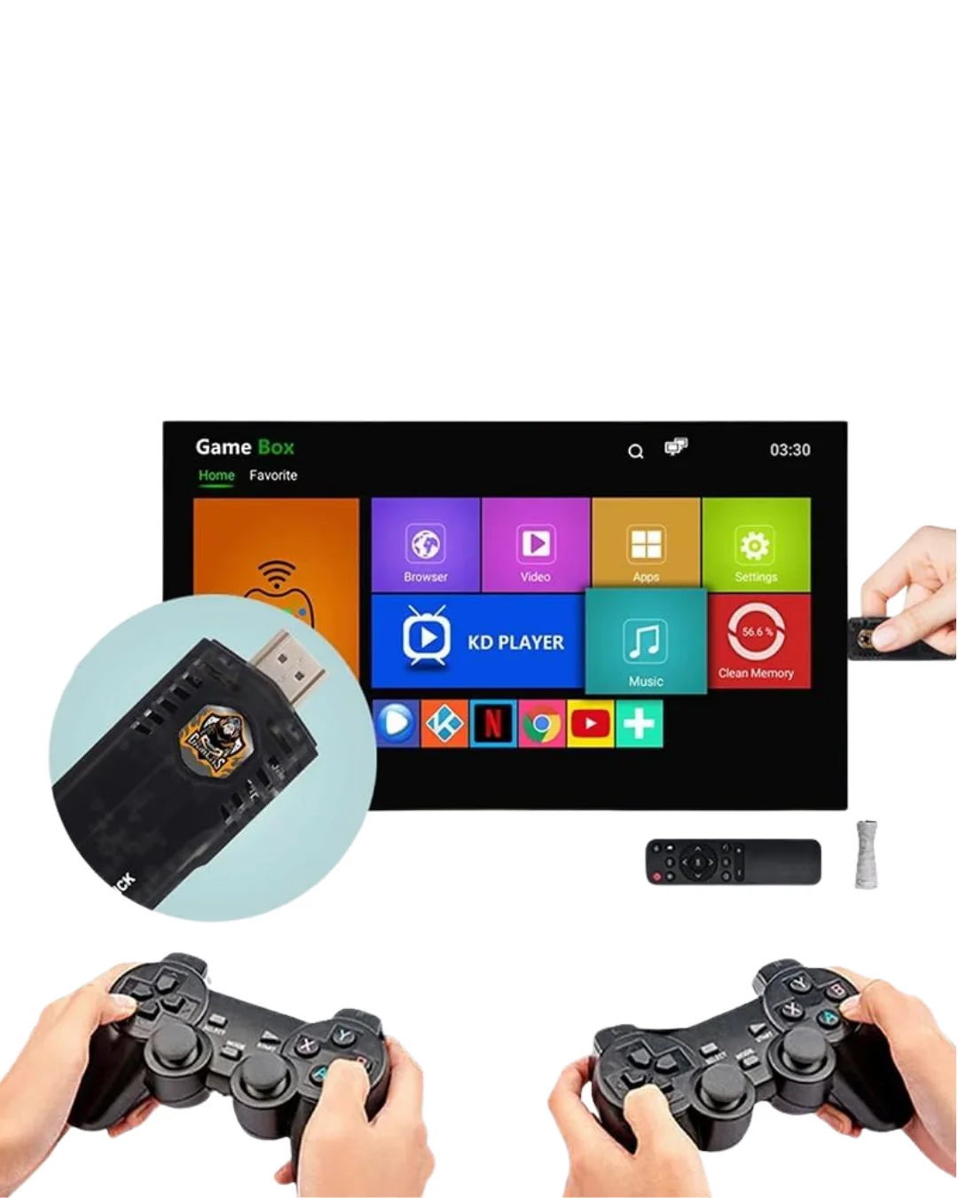 Kablosuz Retro Video Oyun Konsolu HDMI Bağlantılı 8K HDR Destekli