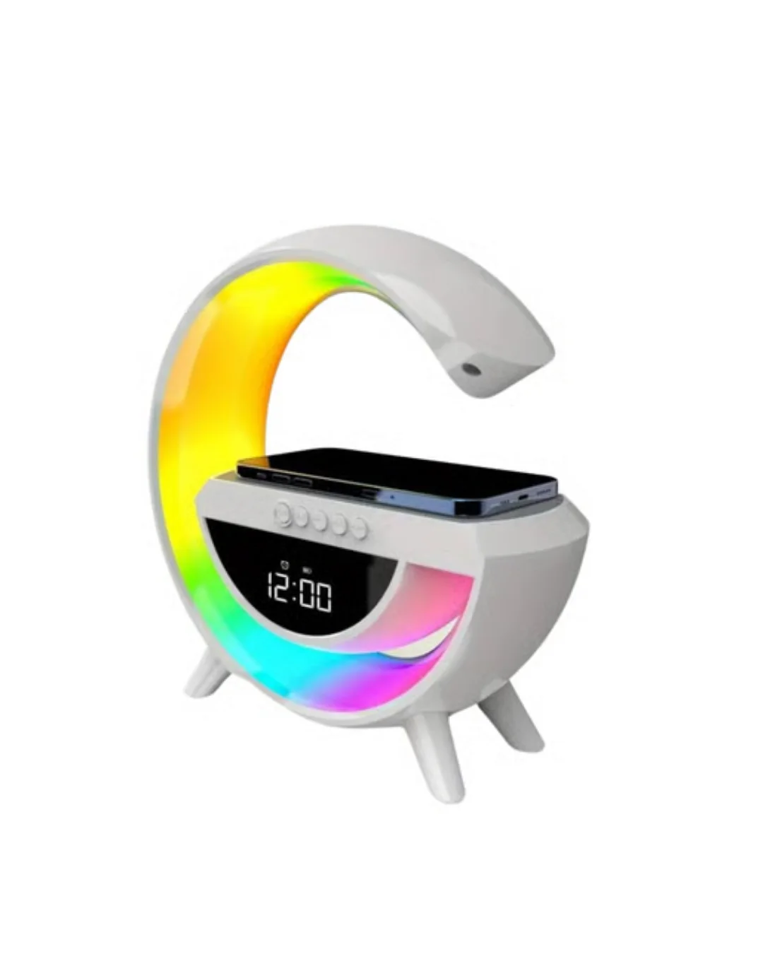 Kablosuz RGB Bluetooth Hoparlör USB FM ve AUX Destekli Taşınabilir Ses Sistemi