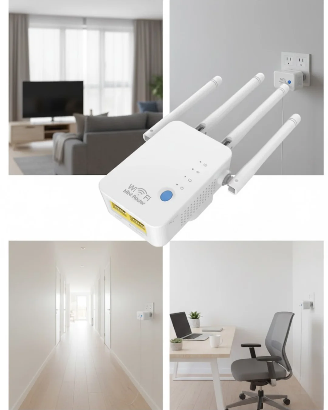 WiFi Güçlendirici 2.4G 5G Kablosuz Tekrarlayıcı