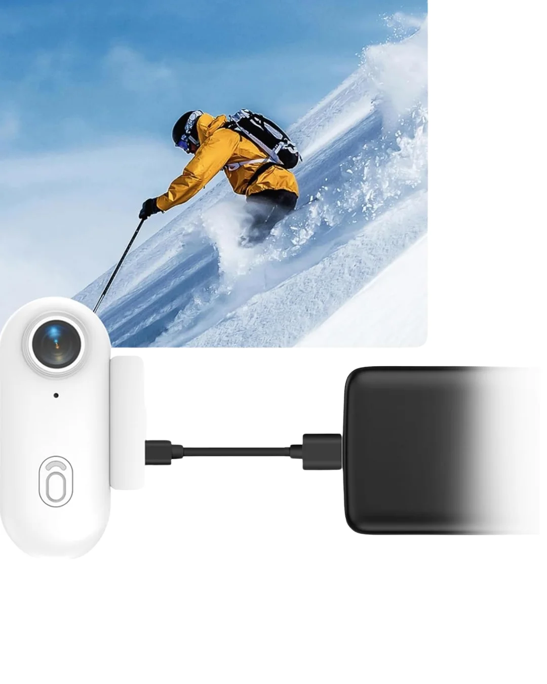 Kablosuz WiFi Spor Kamera 1080P Full HD Su Geçirmez 30 Metre Derinlik Destekli