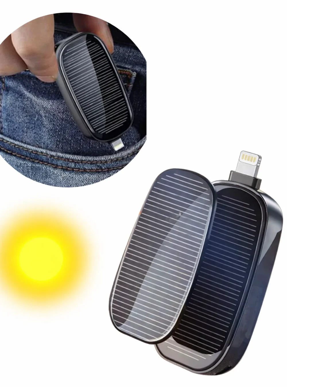 302 İOS GÜNEŞ ENERJİLİ POWERBANK