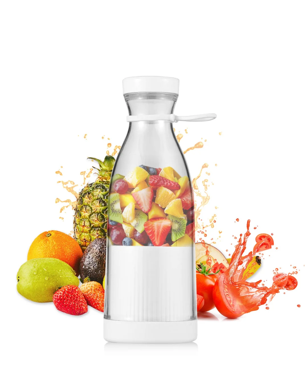 USB Şarjlı Mini Blender Taşınabilir Smoothie Yapıcı 380 ml Pratik Kullanım