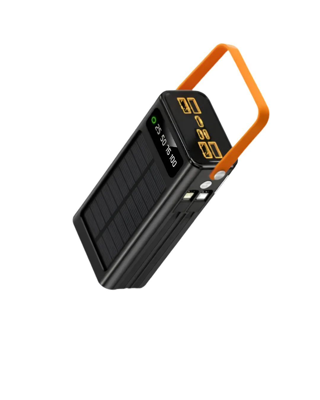 80.000 Solar Şarj Özellikli Yüksek Kapasiteli Powerbank Hızlı Şarj Destekli