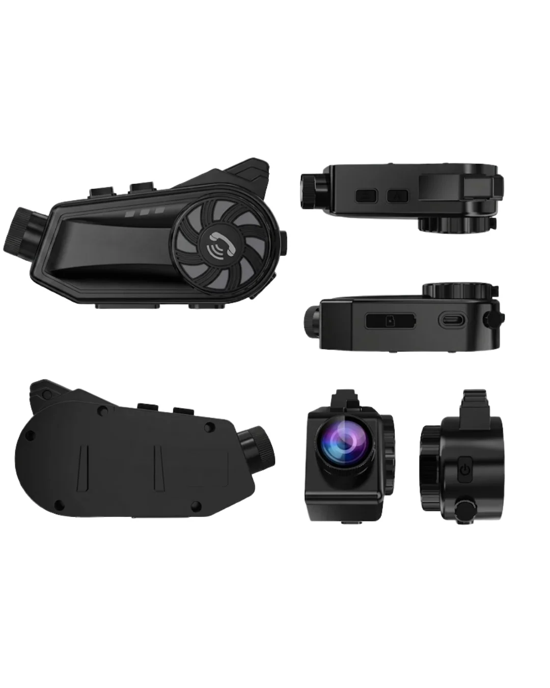Motosiklet Kask Kamera Sistemi Gece Görüş Destekli Bluetooth ve Uzun Pil