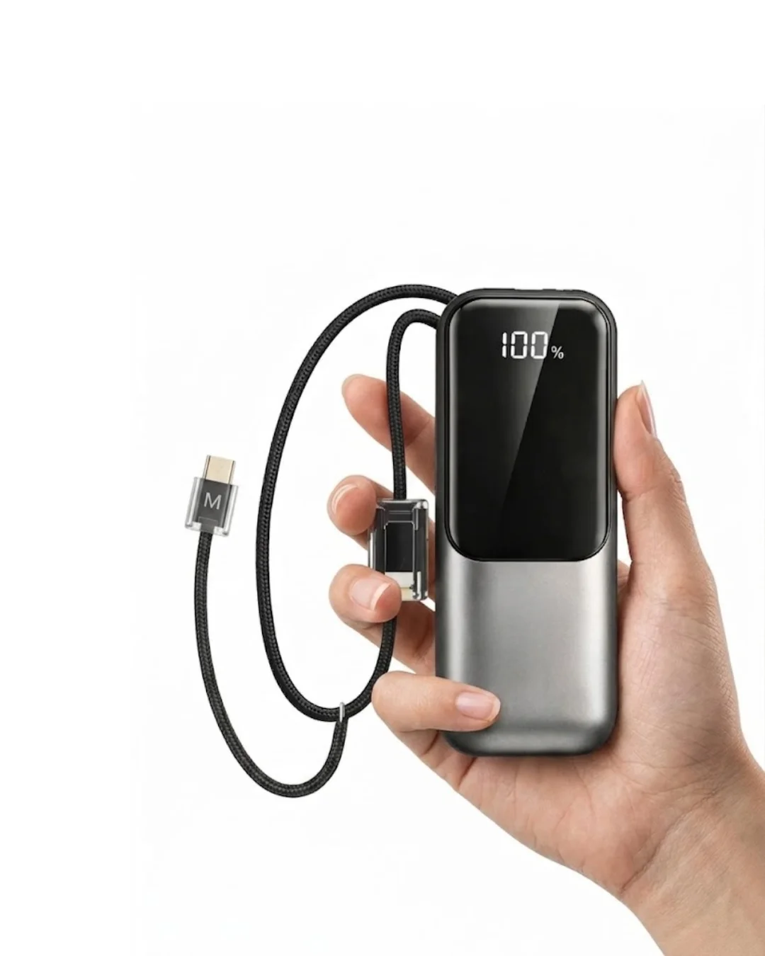 Type C ve Lightning Destekli Yüksek Kapasiteli Powerbank 13000 mAh