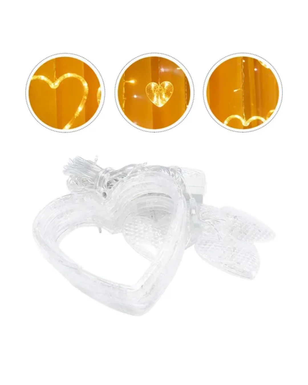 Kalp Şeklinde LED Neon Işık Dekoratif Romantik Oda ve Duvar Lambası
