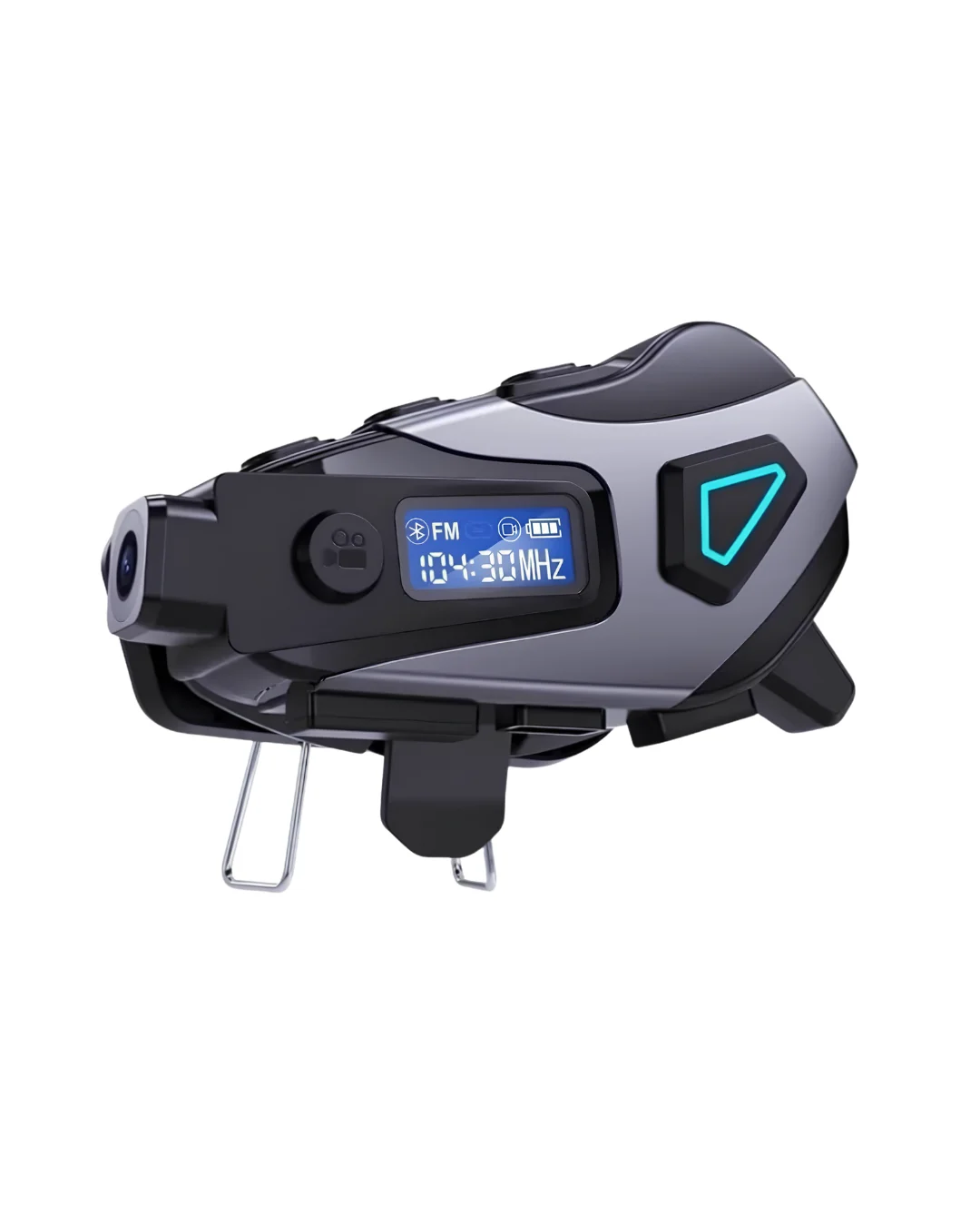 Kask İçi Bluetooth Kulaklık Kamera ve Fener Özellikli Su Geçirmez Dayanıklı Tasarım