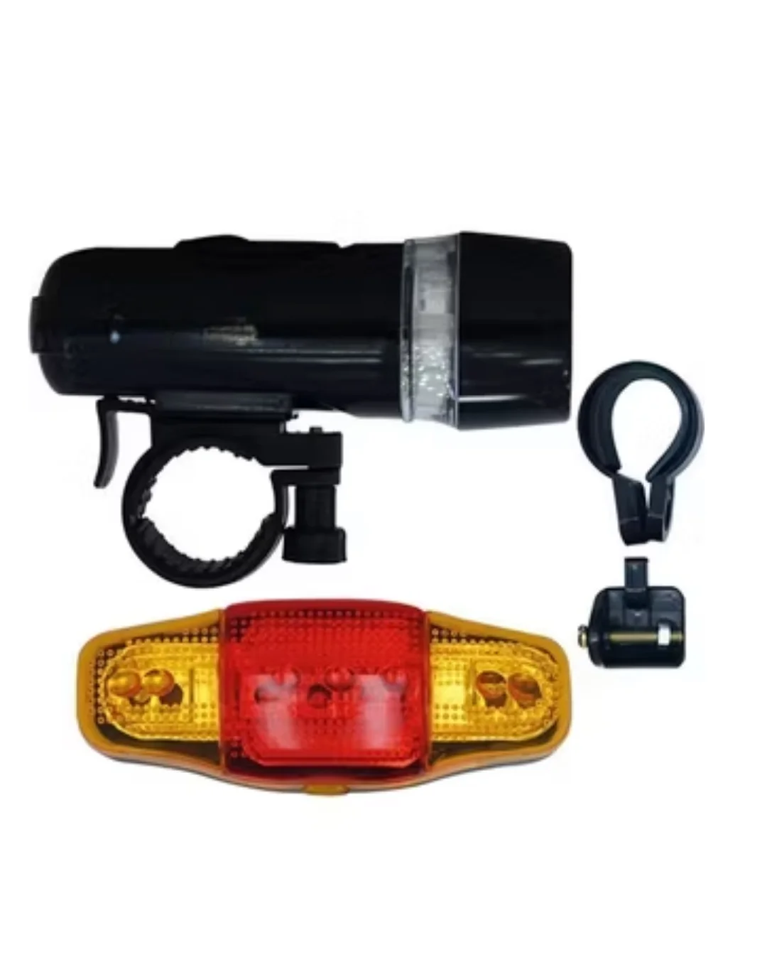 LED Bisiklet Işık Seti Ön Far ve Arka Stop Lambası Güvenlik Seti
