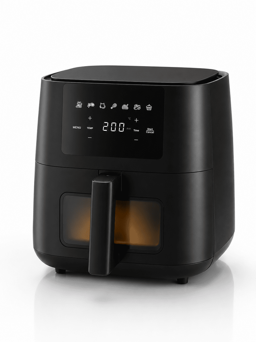 Dokunmatik Ekranlı Air Fryer Sağlıklı Yağsız Pişirme Cihazı