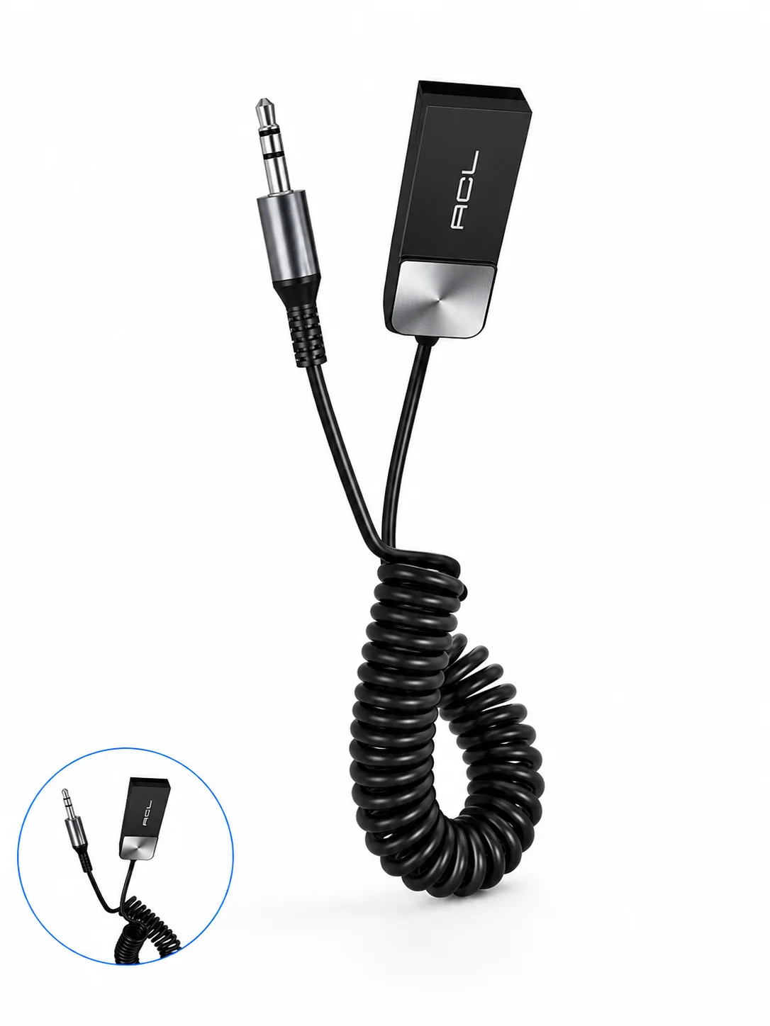 Araç ve Ev Ses Sistemleri İçin Bluetooth AUX Adaptörü