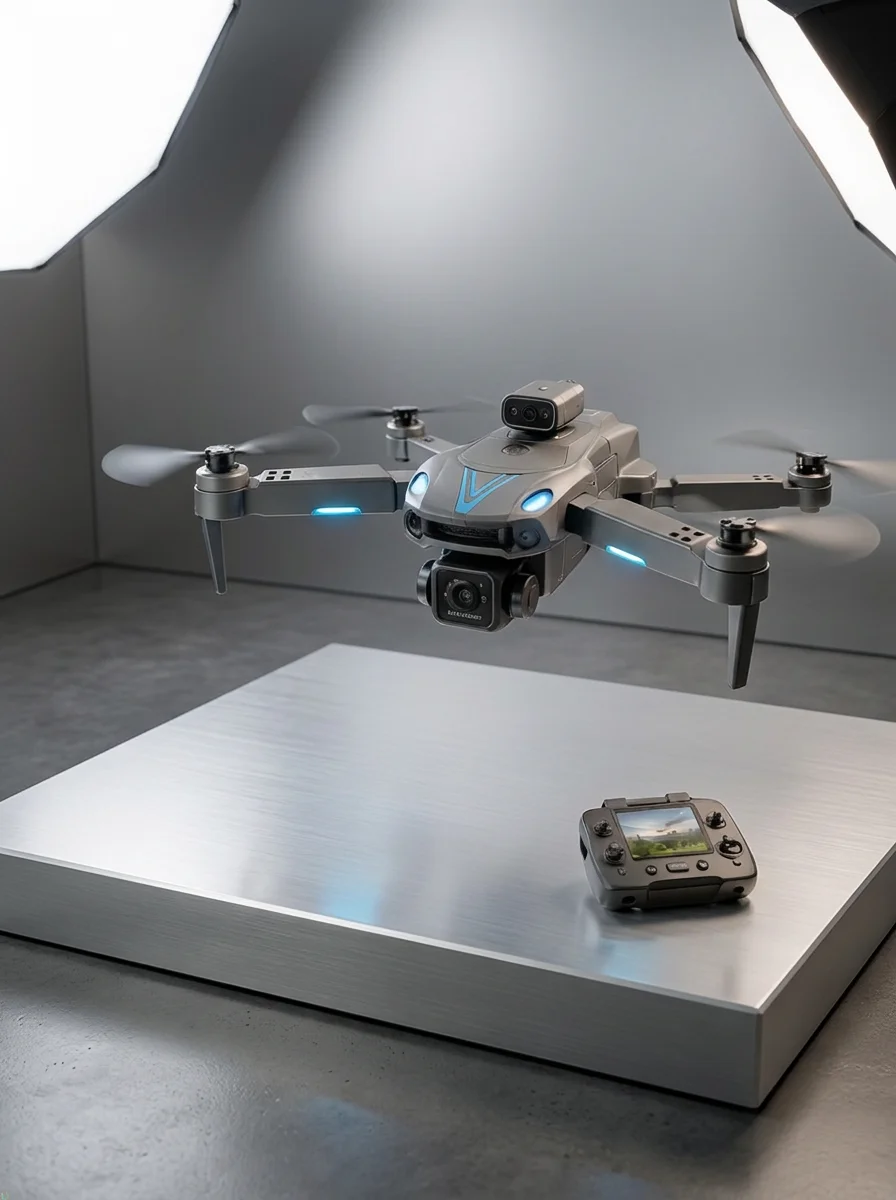 Ekranlı Kumandalı Çift Kameralı Drone ile Havadan Çekim
