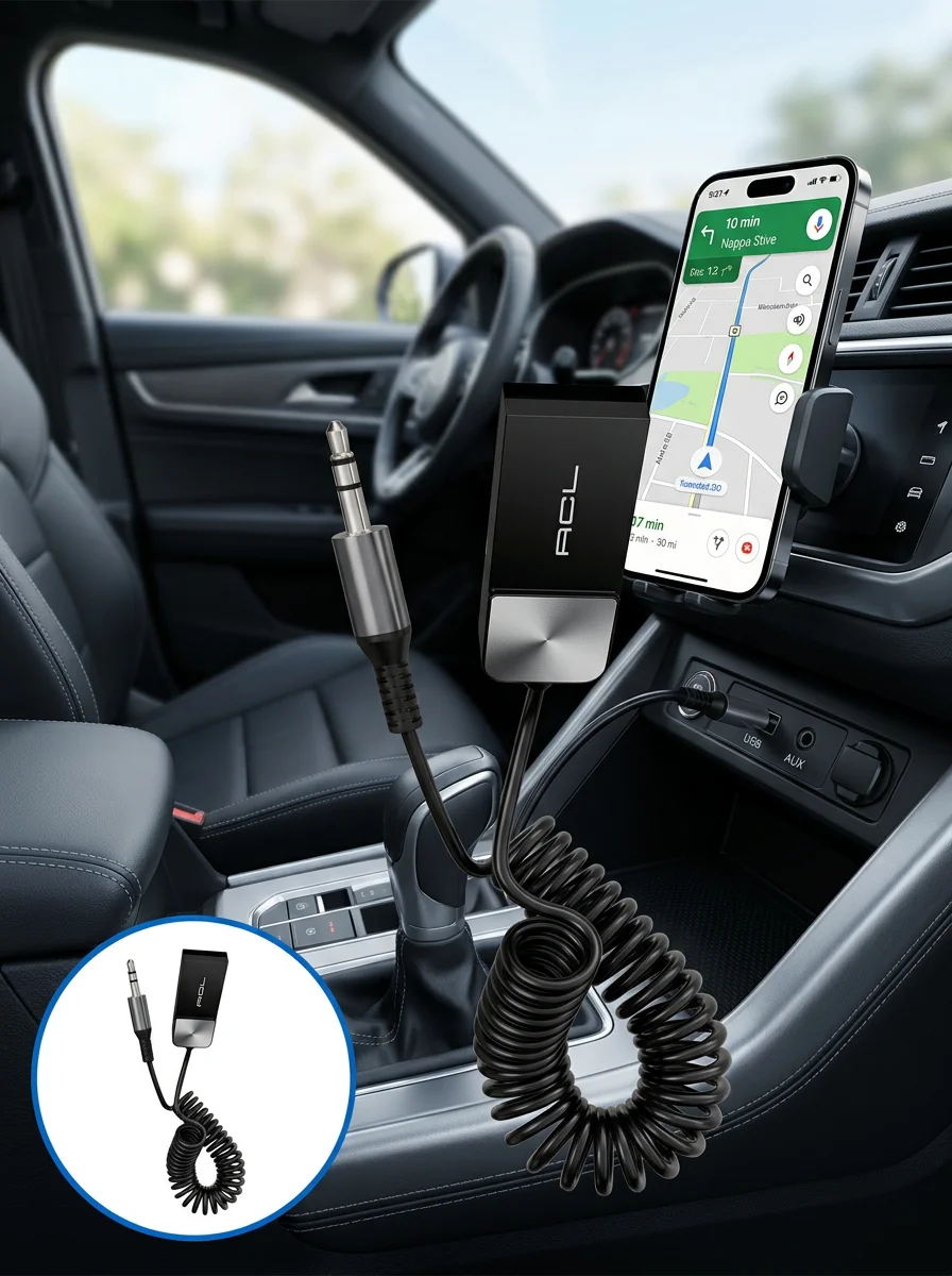 Kablosuz Müzik Aktarımı Sağlayan USB AUX Adaptörü