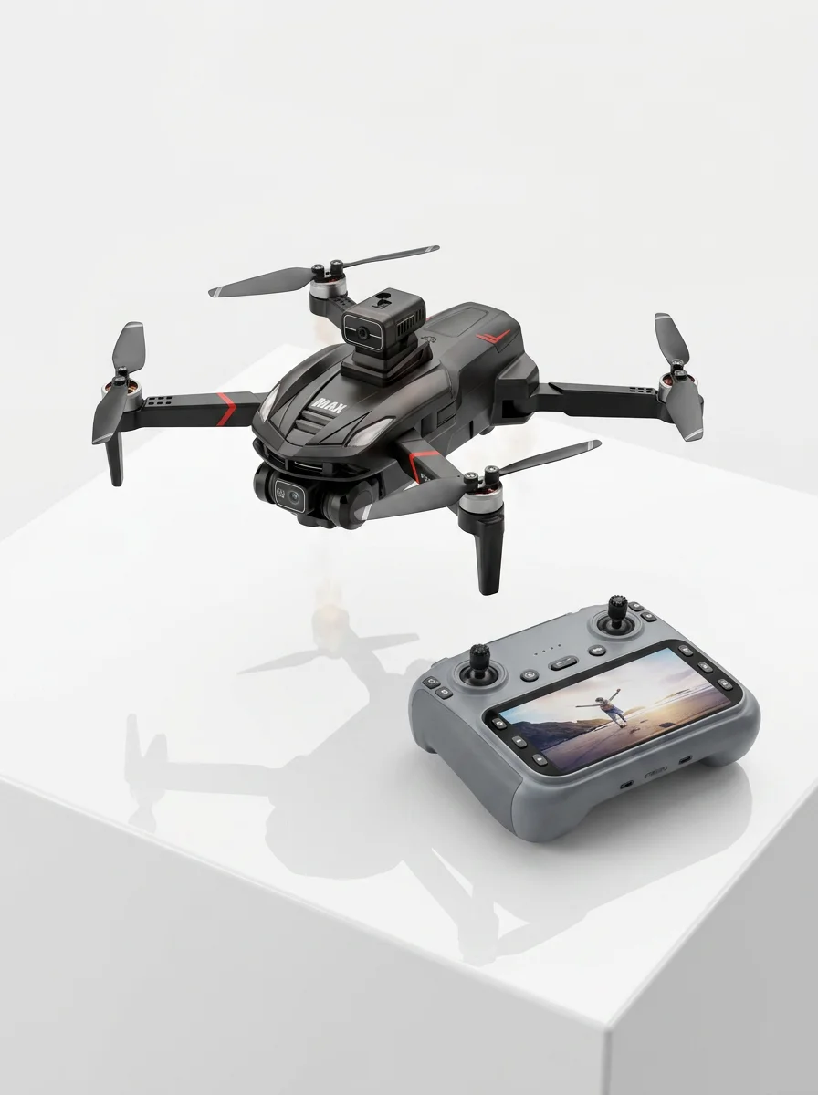 Ekranlı Kumandalı Katlanabilir Kamera Drone Hobi ve Günlük Kullanım