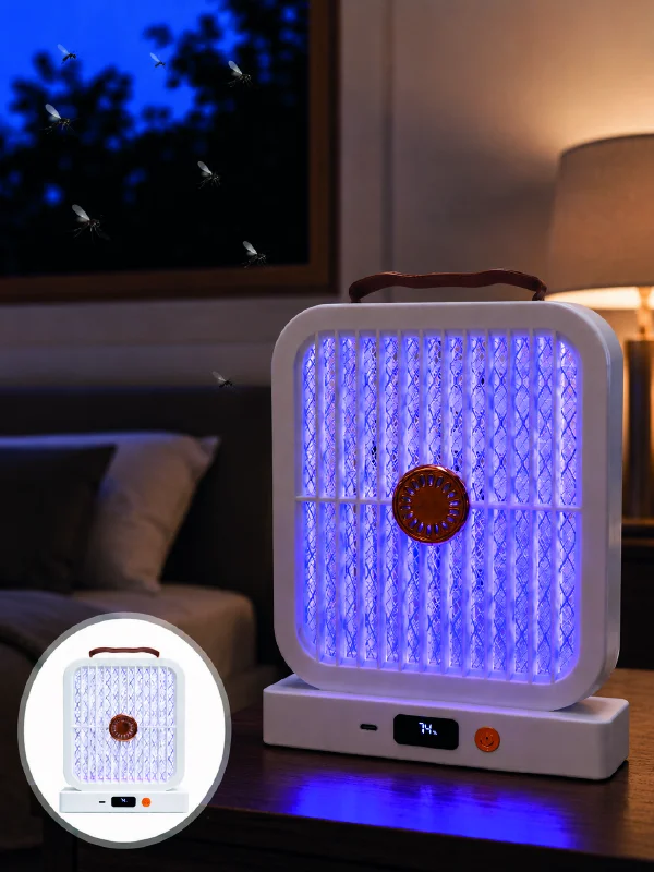 Elektrikli Sinek Öldürücü UV Işıklı Masaüstü Cihaz Beyaz Renk