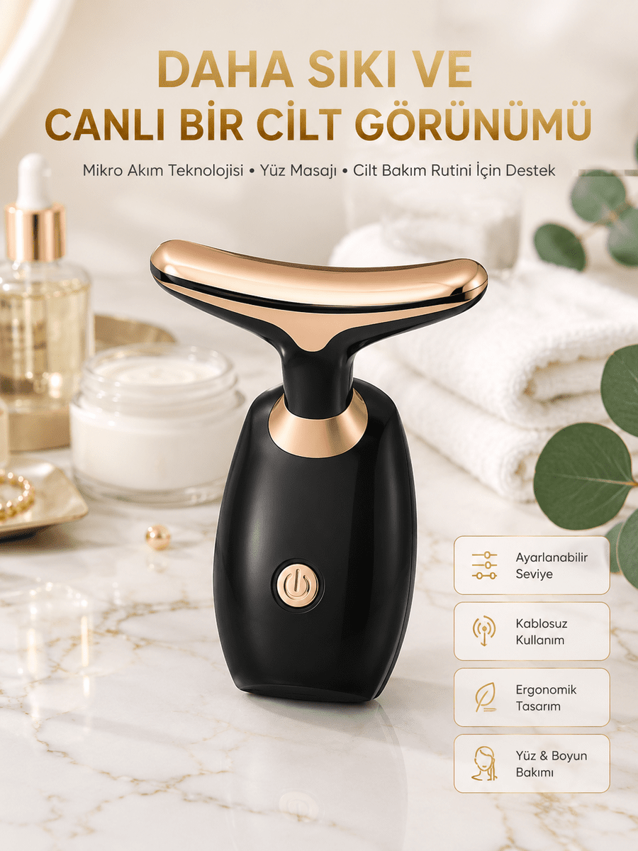 Mikro Akım Teknolojili, Taşınabilir Cilt Bakım Cihazı