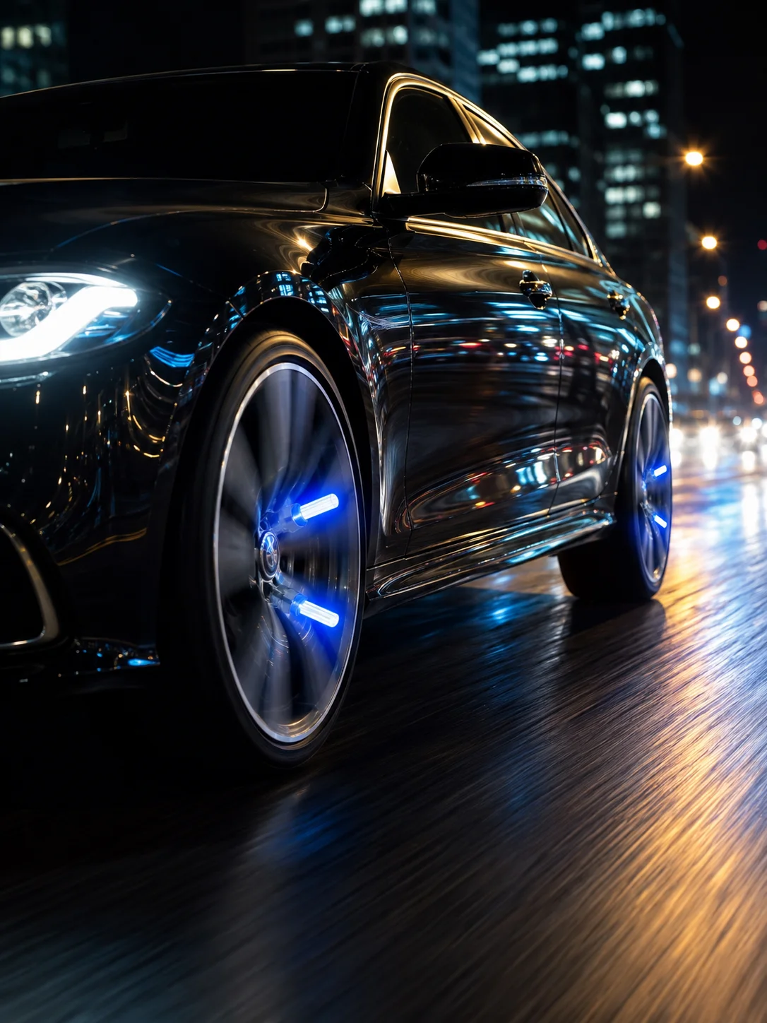 4 Adet LED Lastik Sibop Işığı Otomobil İçin Hareket Sensörlü