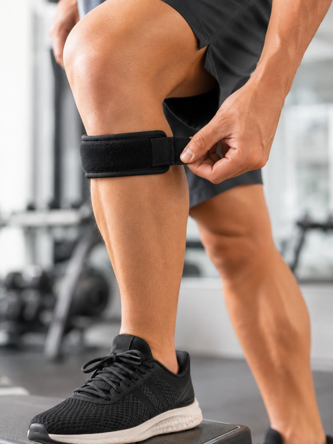 Ayarlanabilir Tendon Destek Bandı Diz Altı Spor Koşu Yürüyüş Bandı