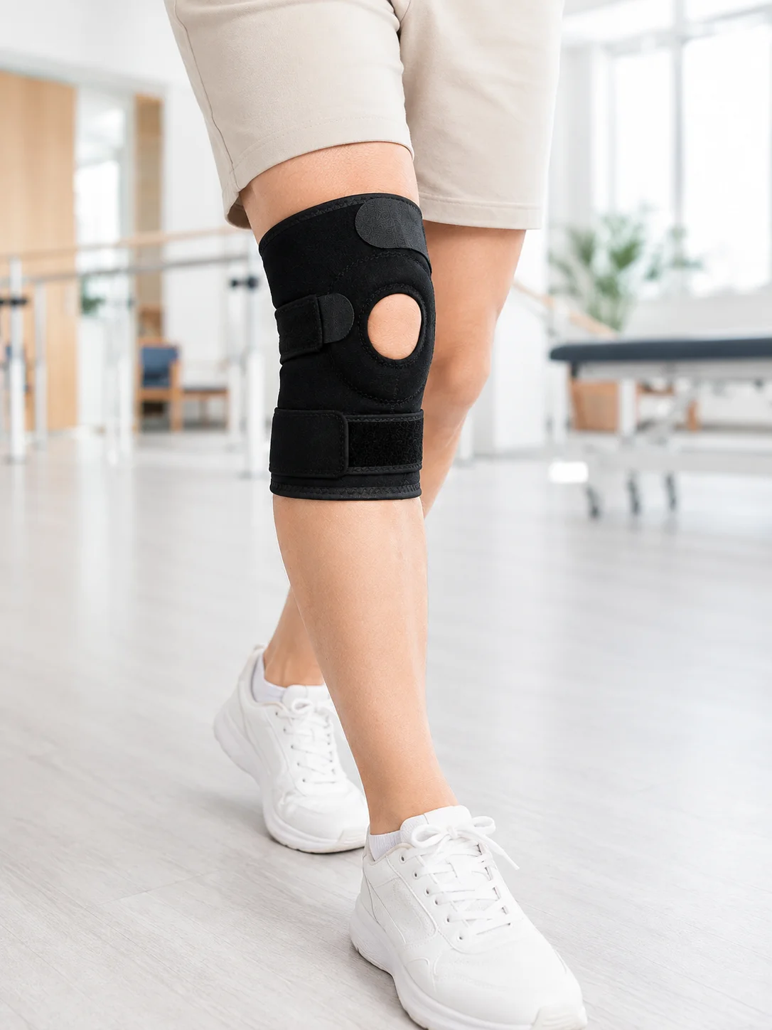 Ayarlanabilir Kısa Ligamentli Dizlik Açık Diz Kapağı Spor ve Günlük Kullanım