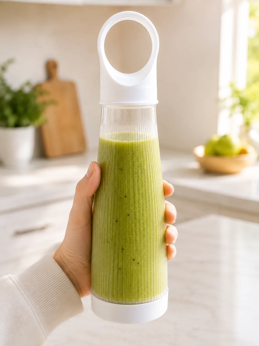 Şarjlı Taşınabilir Smoothie Blender 400 ML Kablosuz Meyve ve İçecek Blenderı