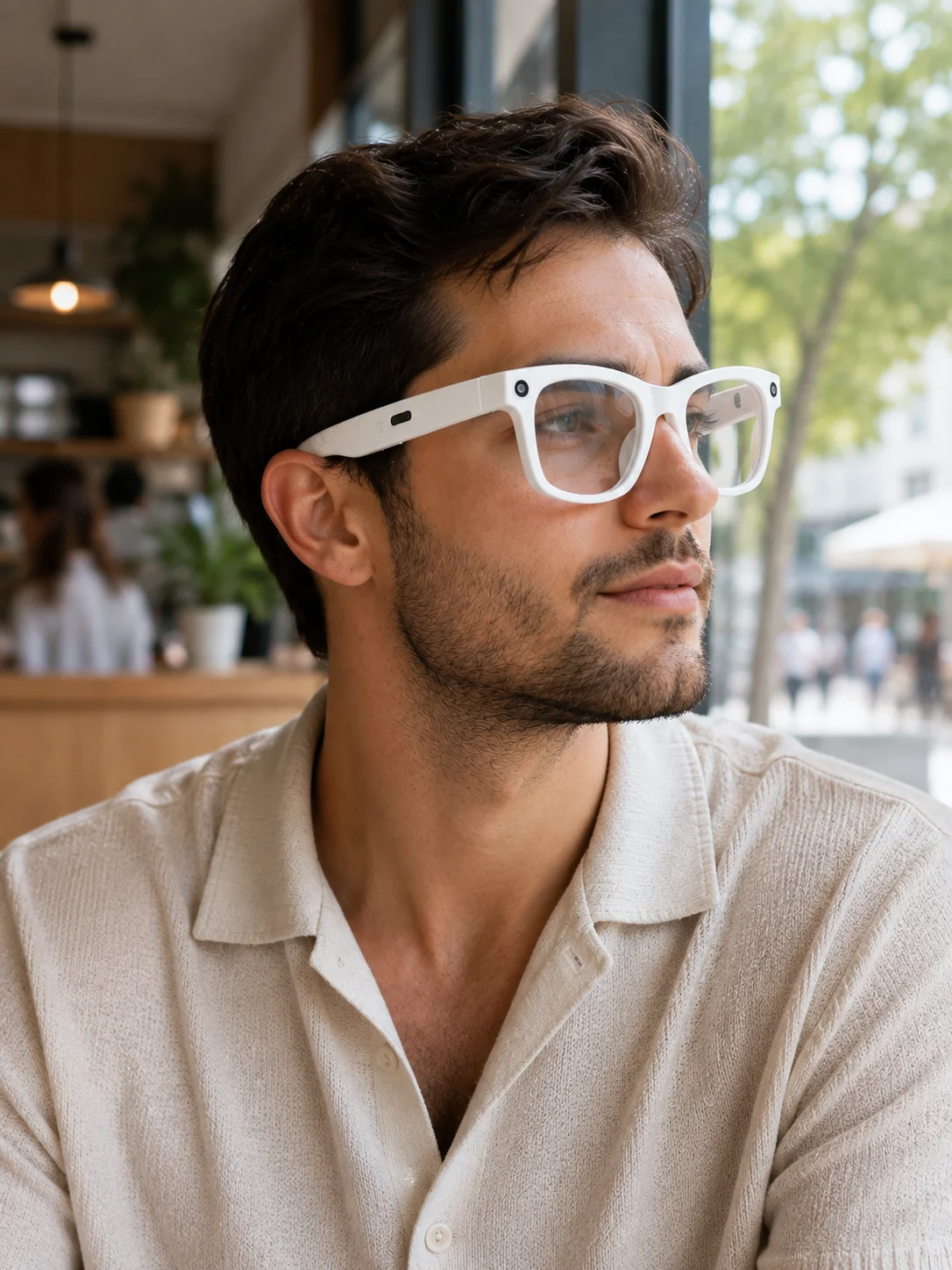 Yapay Zeka Destekli Akıllı Gözlük Dahili Kameralı Bluetooth Müzik ve Arama Özellikli Ses Kontrollü Değiştirilebilir Lensli