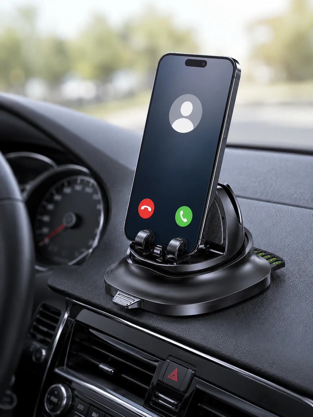 Araç Torpidosu İçin Telefon Tutucu Gizlenebilir Park Telefon Numaralı Stand