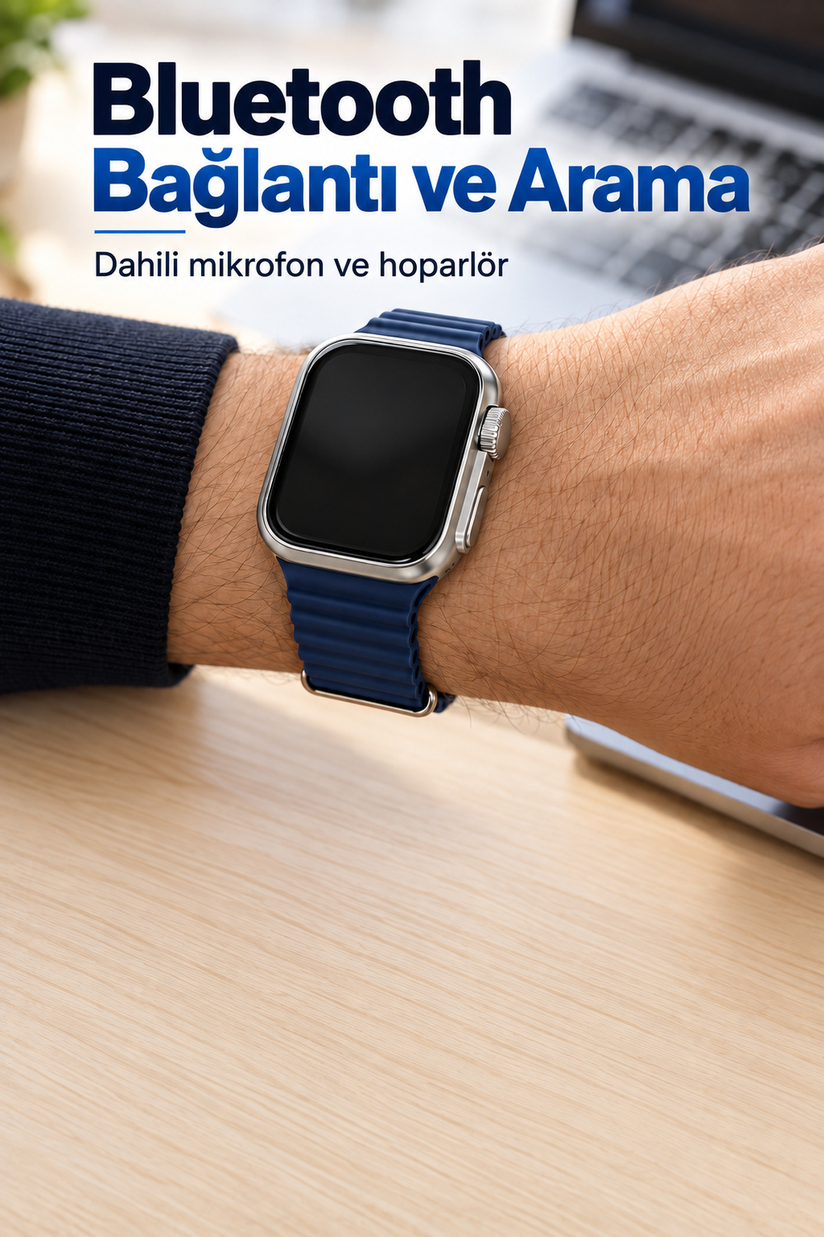 Akıllı Saat 49 mm Kasalı Dokunmatik Ekranlı