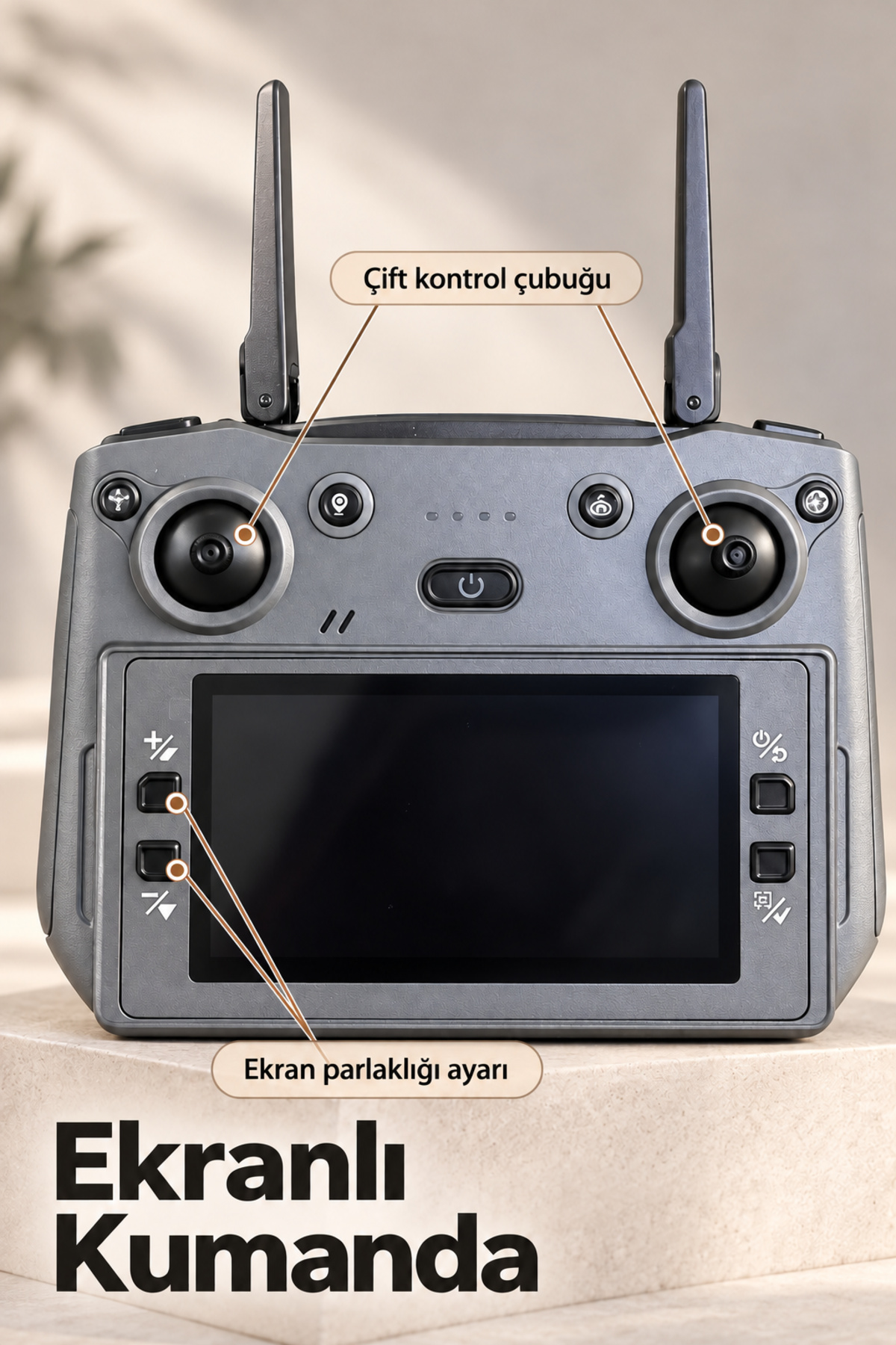 GPS Kameralı Drone Kumandadan Eve Dönüş Fonksiyonlu