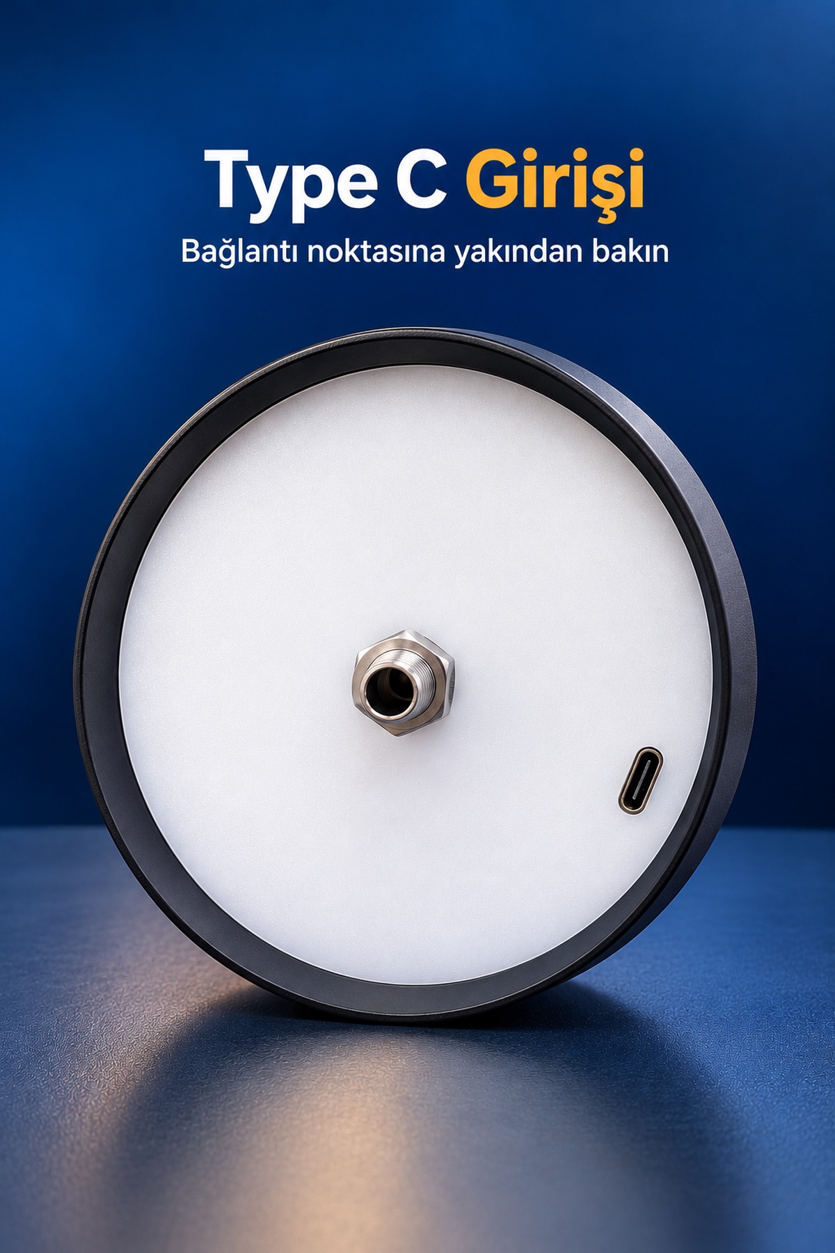 Type C Girişli Şişe Lambası Dekoratif Konik Tasarım