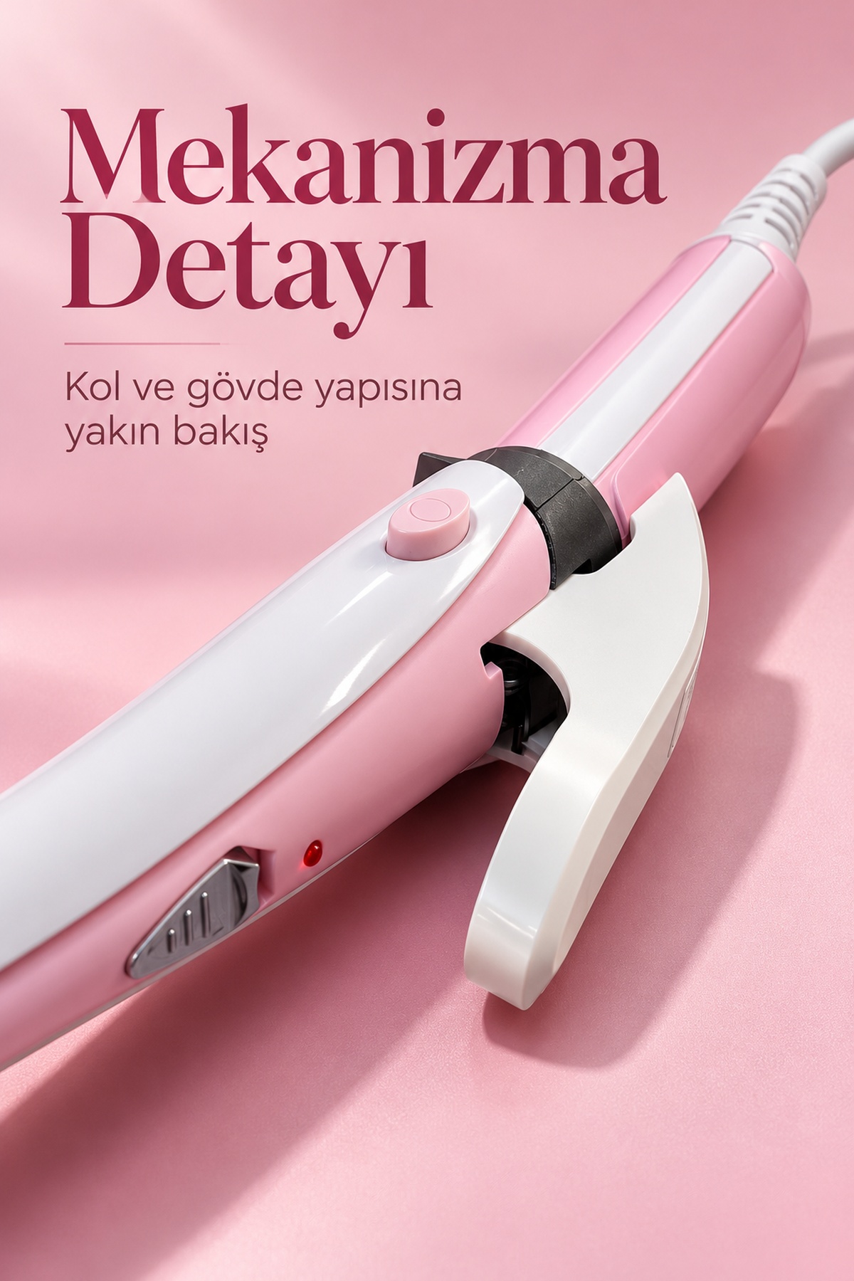 Saç Şekillendirici Düzleştirme Dalga ve Bukle İçin Sıcaklık Ayarlı