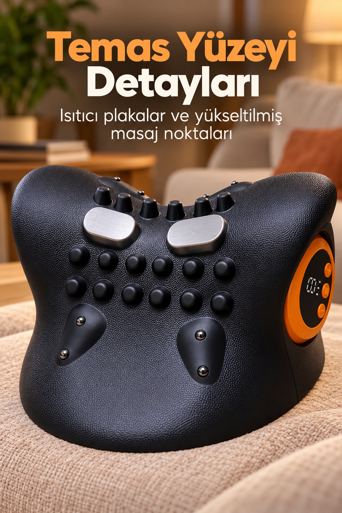Boyun Masaj Cihazı Üç Kademeli Titreşim Ayarlı