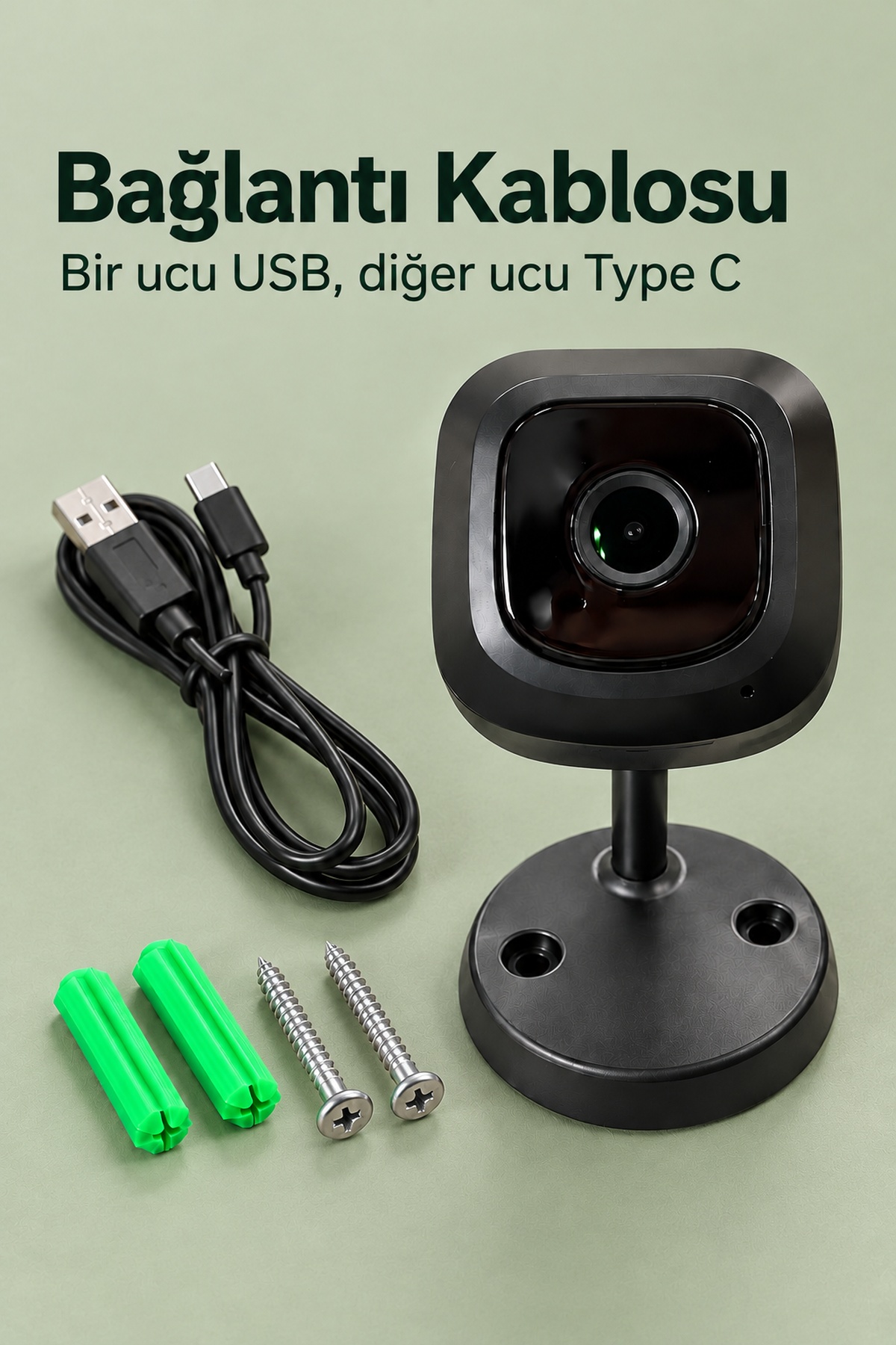 Ayarlanabilir Açılı Standlı Güvenlik Kamerası