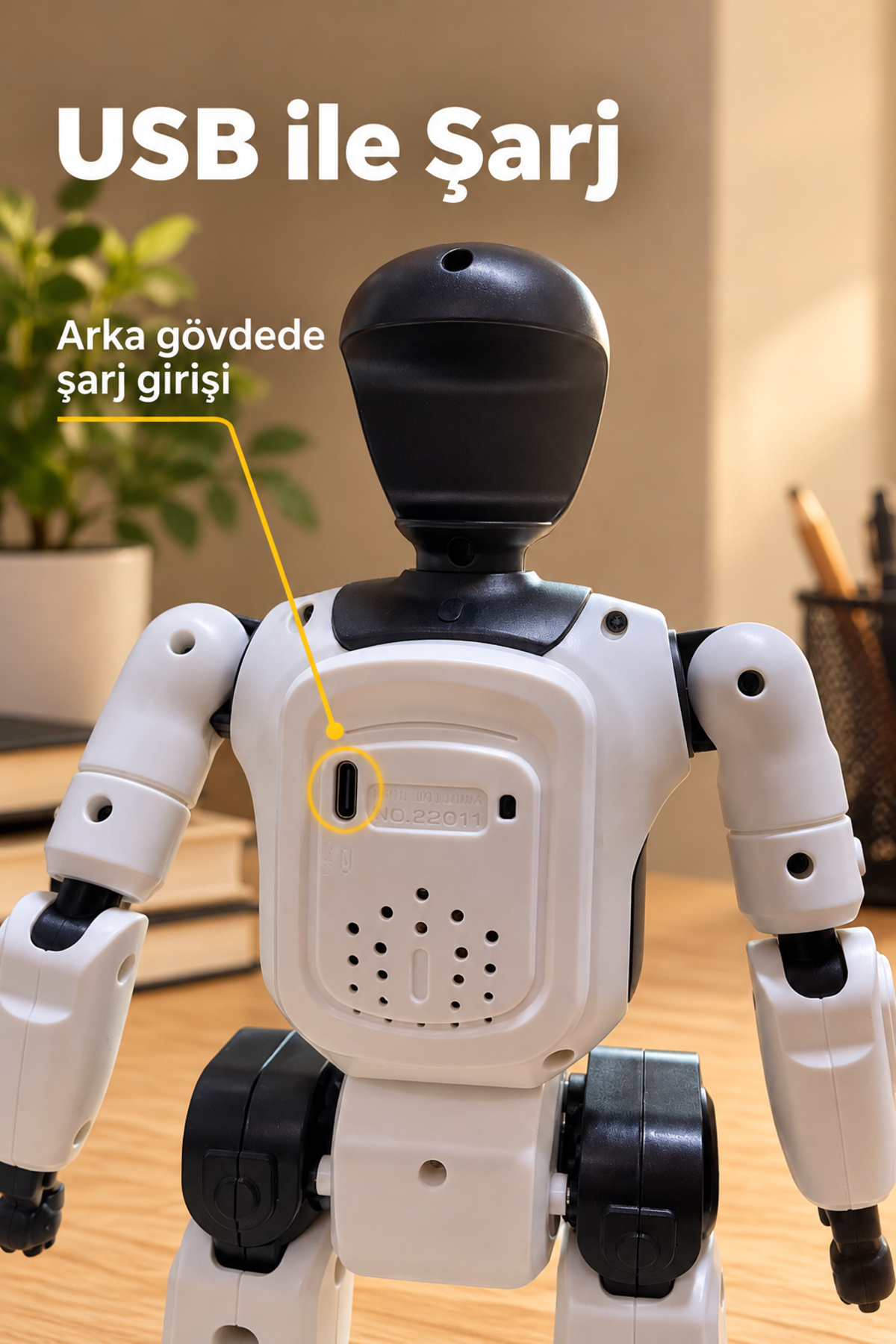 Ses Kaydı ve Oynatma Özellikli Kumandalı Robot Oyuncak