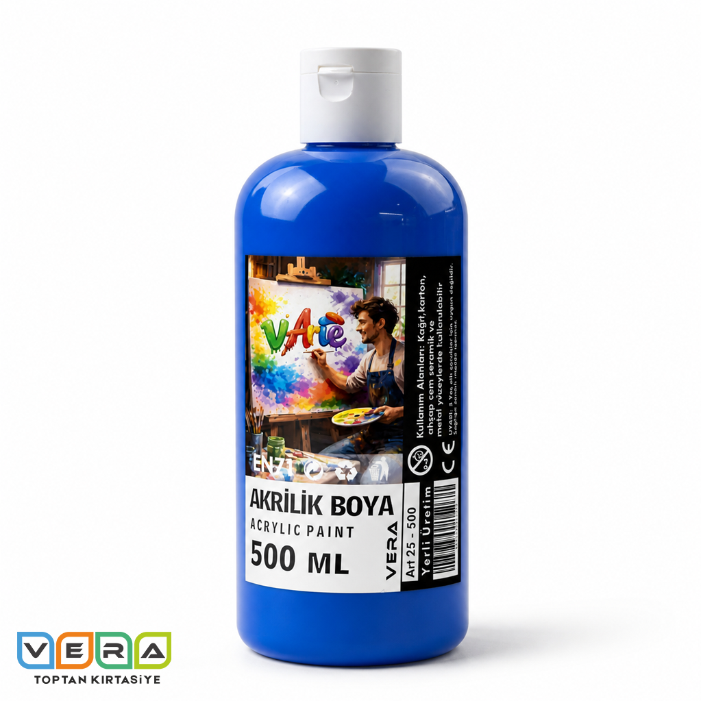 vArte 500 Gr Mavi Akrilik Boya