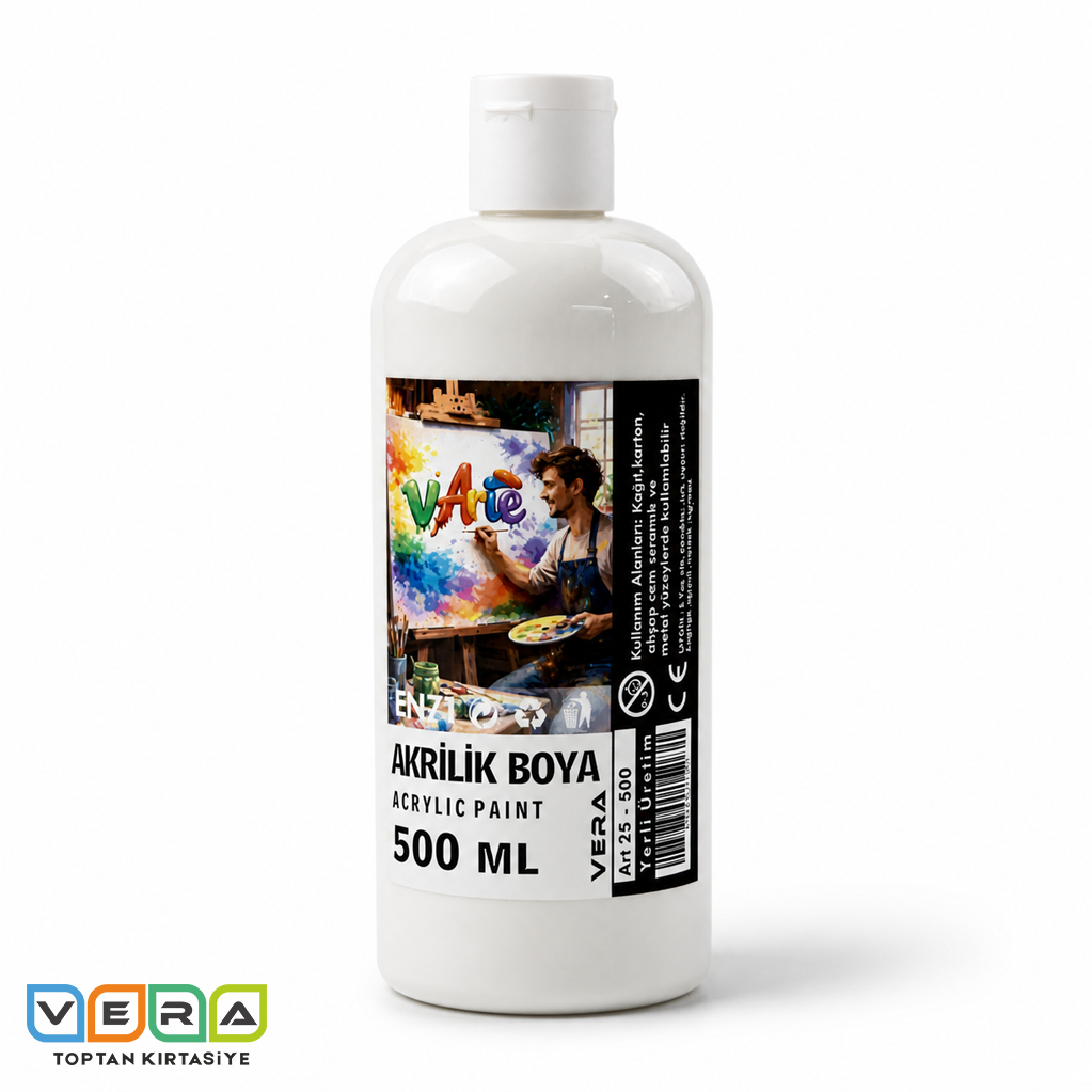 vArte 500 Gr Beyaz Akrilik Boya