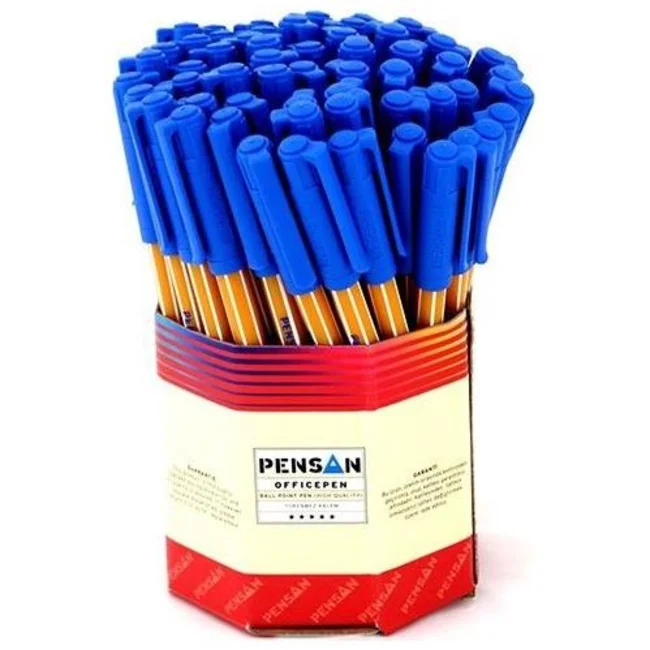 Pensan 1010 Ofispen Tükenmez Kalem 60'lı Renk - Mavi