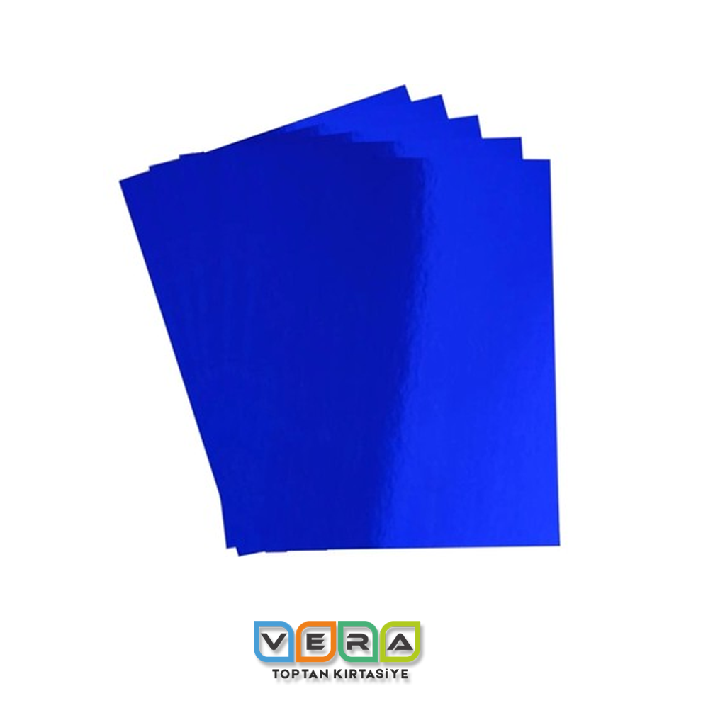 50X70 METALİK MAVİ 10 LU AYNALI KARTON
