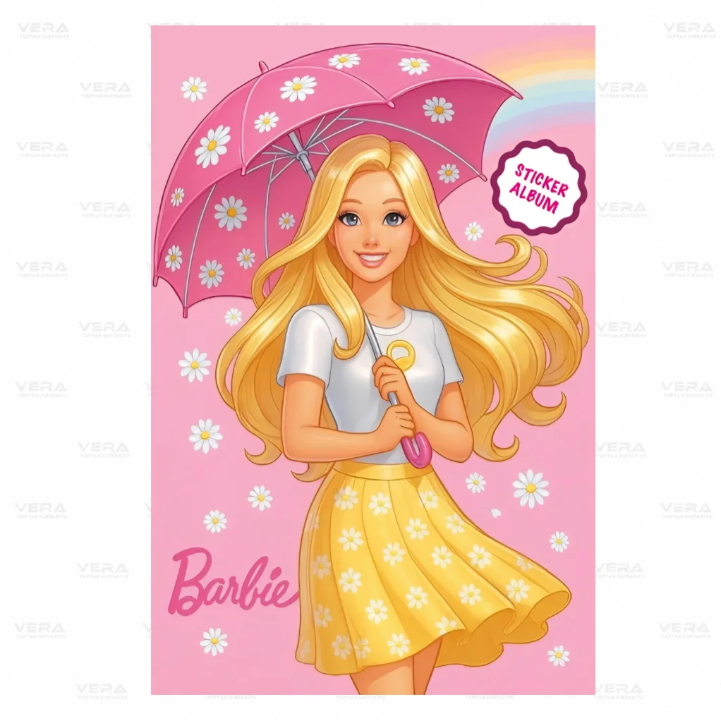 Barbie 17x24 16 Sayfa Sticker Albüm
