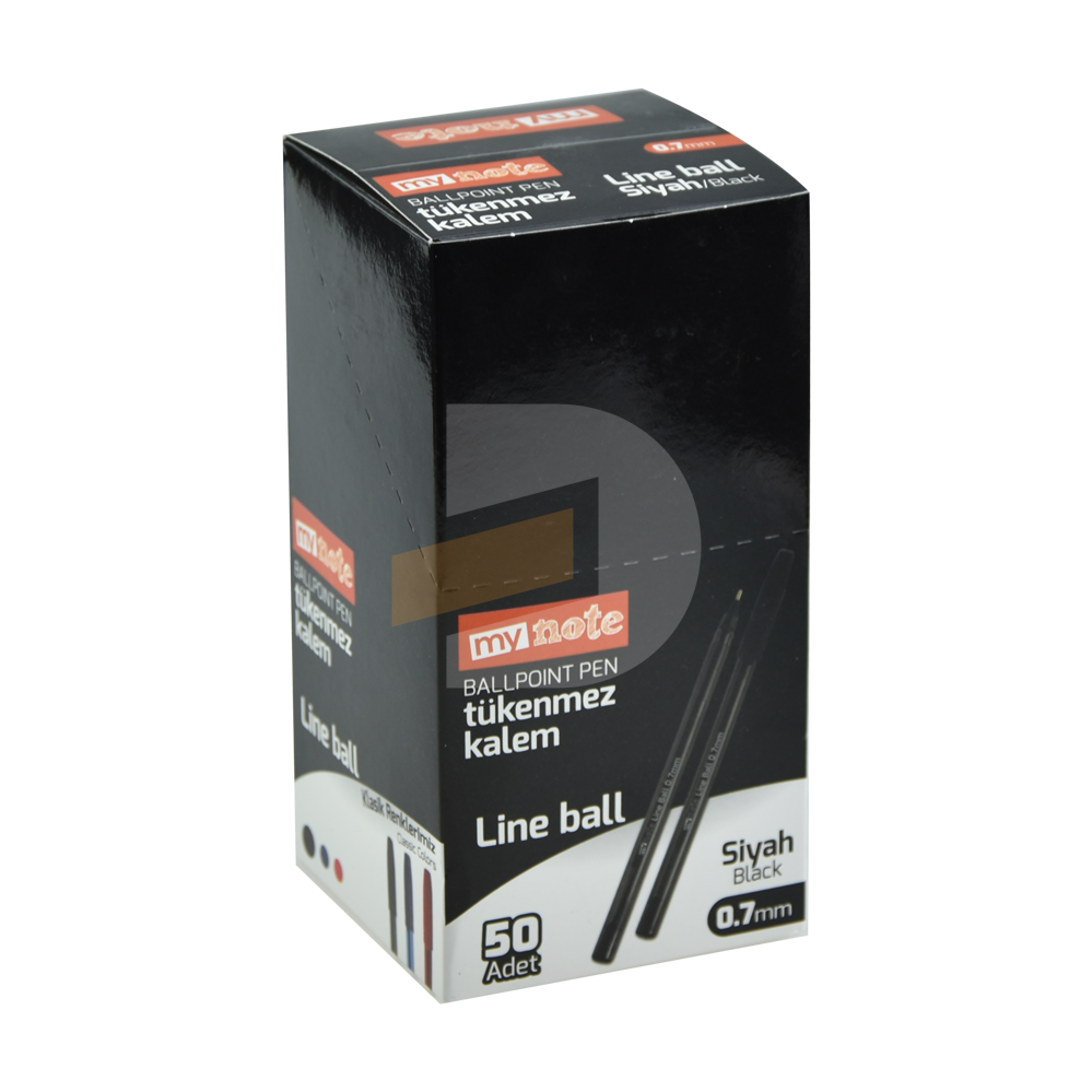 Mynote 0.7 mm Siyah Tükenmez Kalem